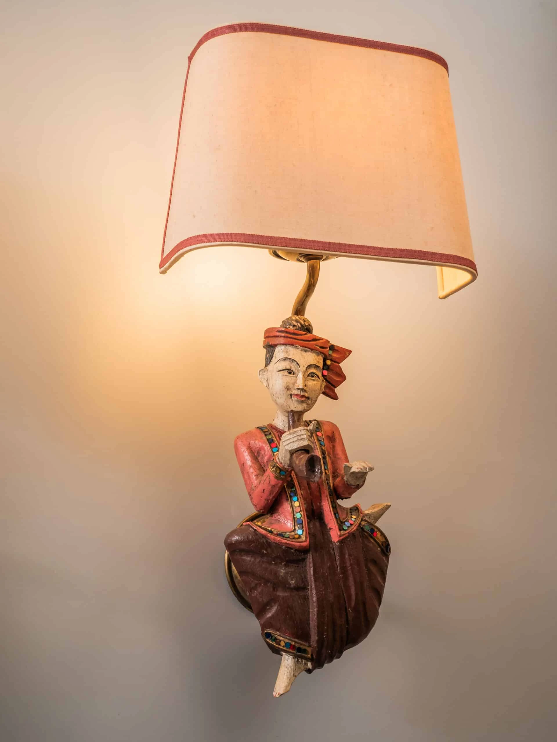 Indické nástěnné lampy párové