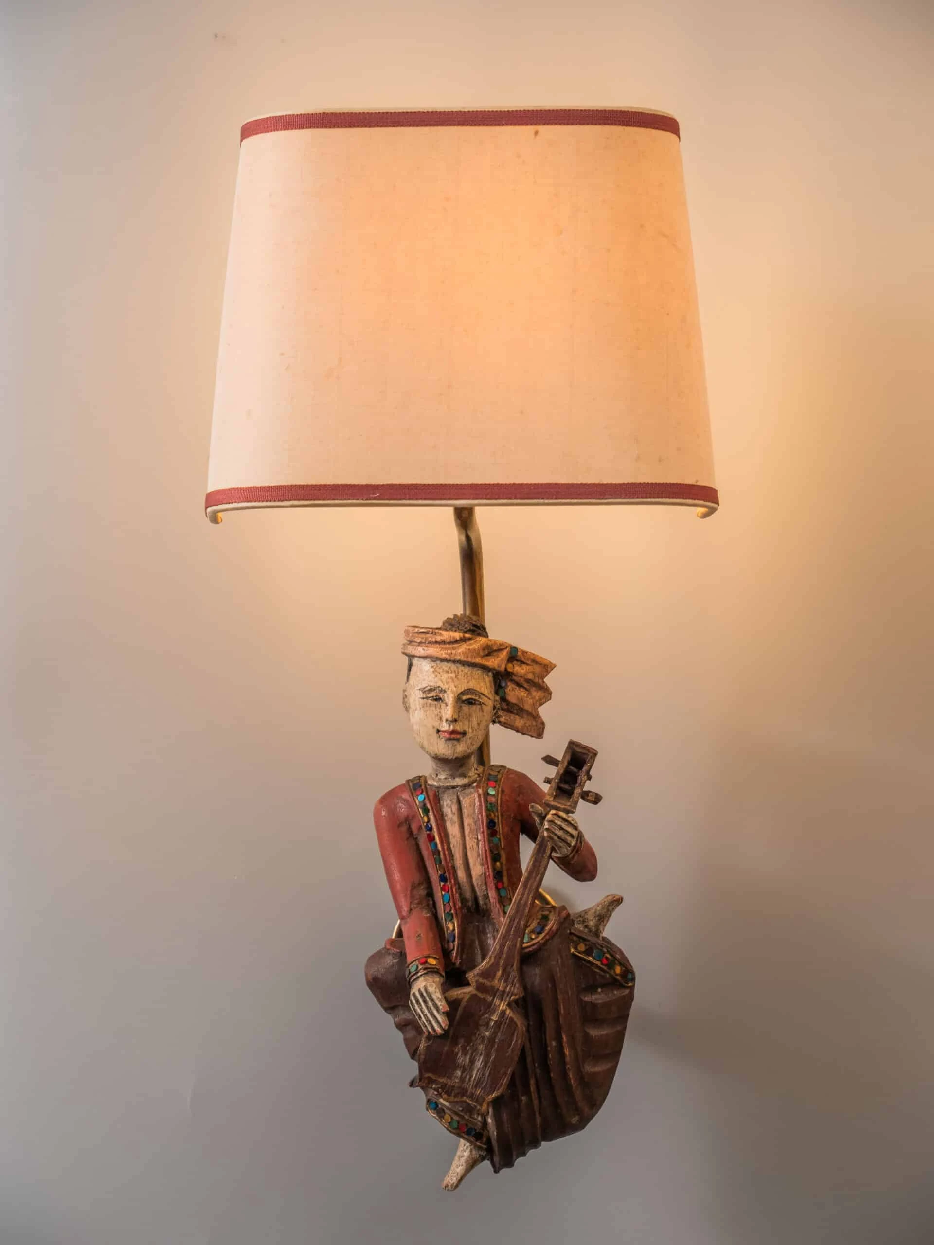 Indické nástěnné lampy párové