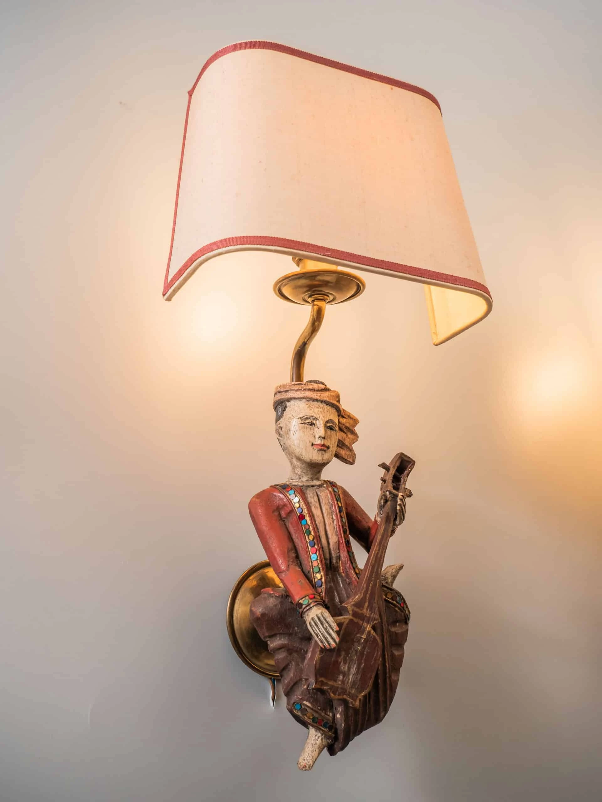 Indické nástěnné lampy párové