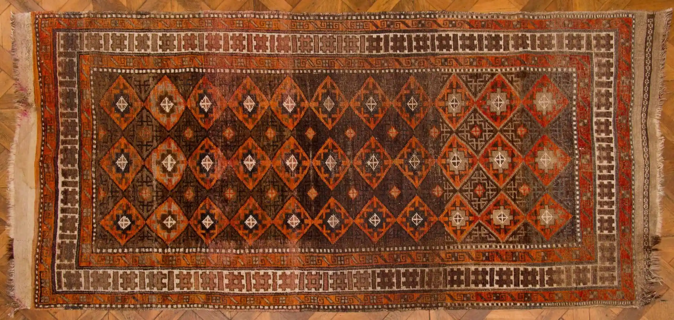 Starožitný běhoun Shiraz 281 X 132 cm