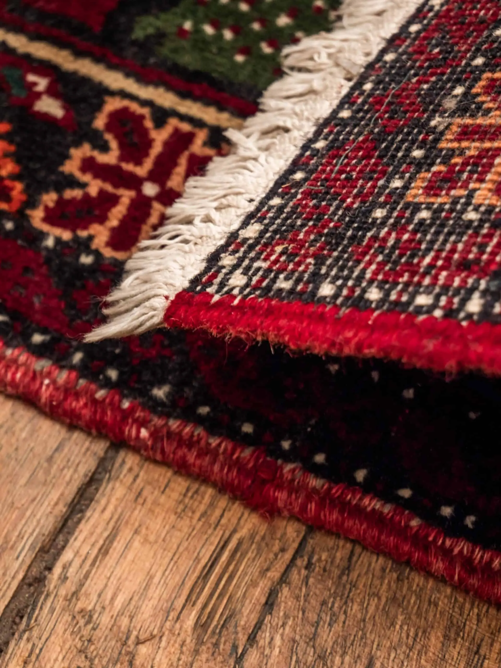 Perský kobereček s pávy / předložka Afshar 100 X 69 cm