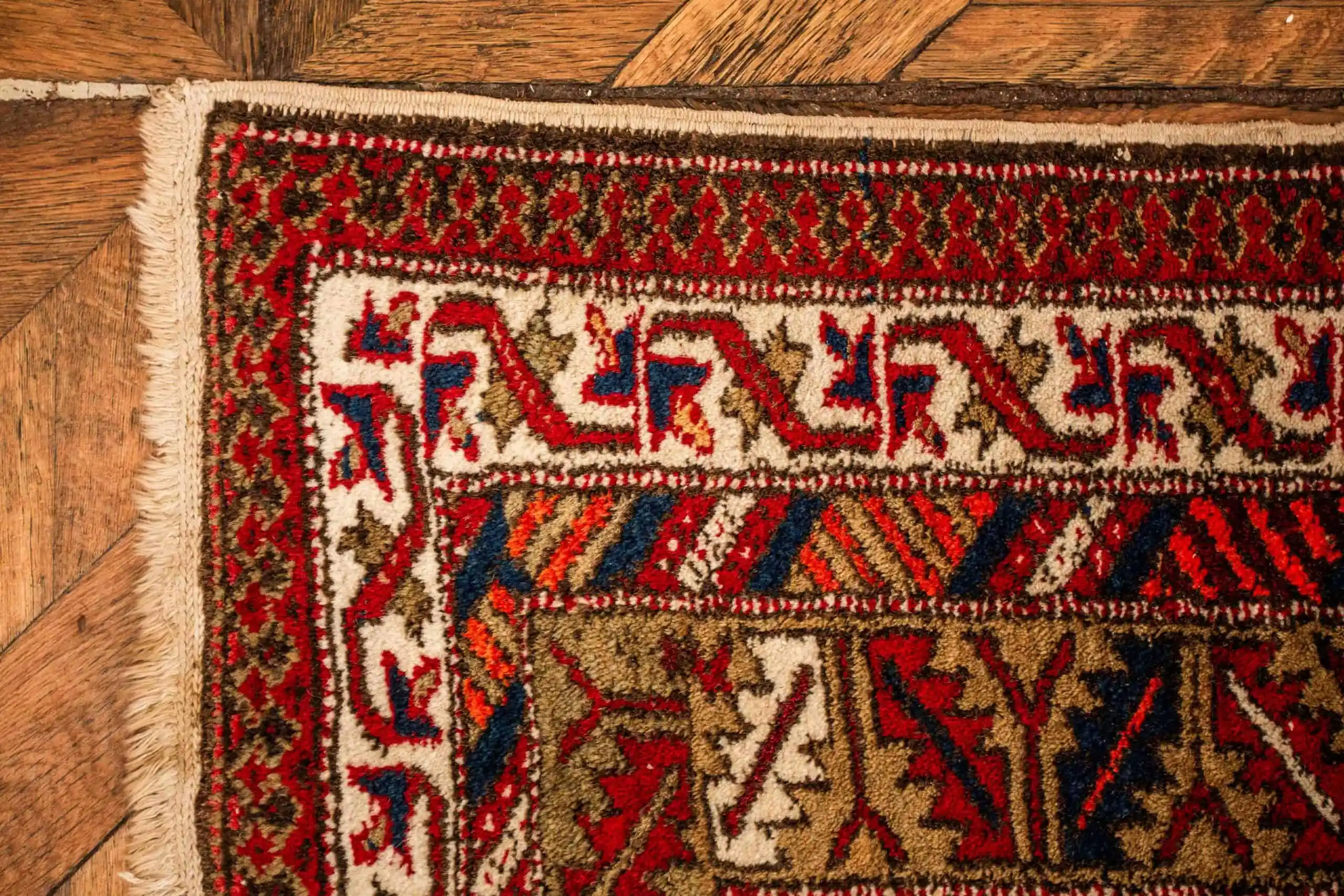 Ručně vázaný koberec Shirvan 300 X 155 cm