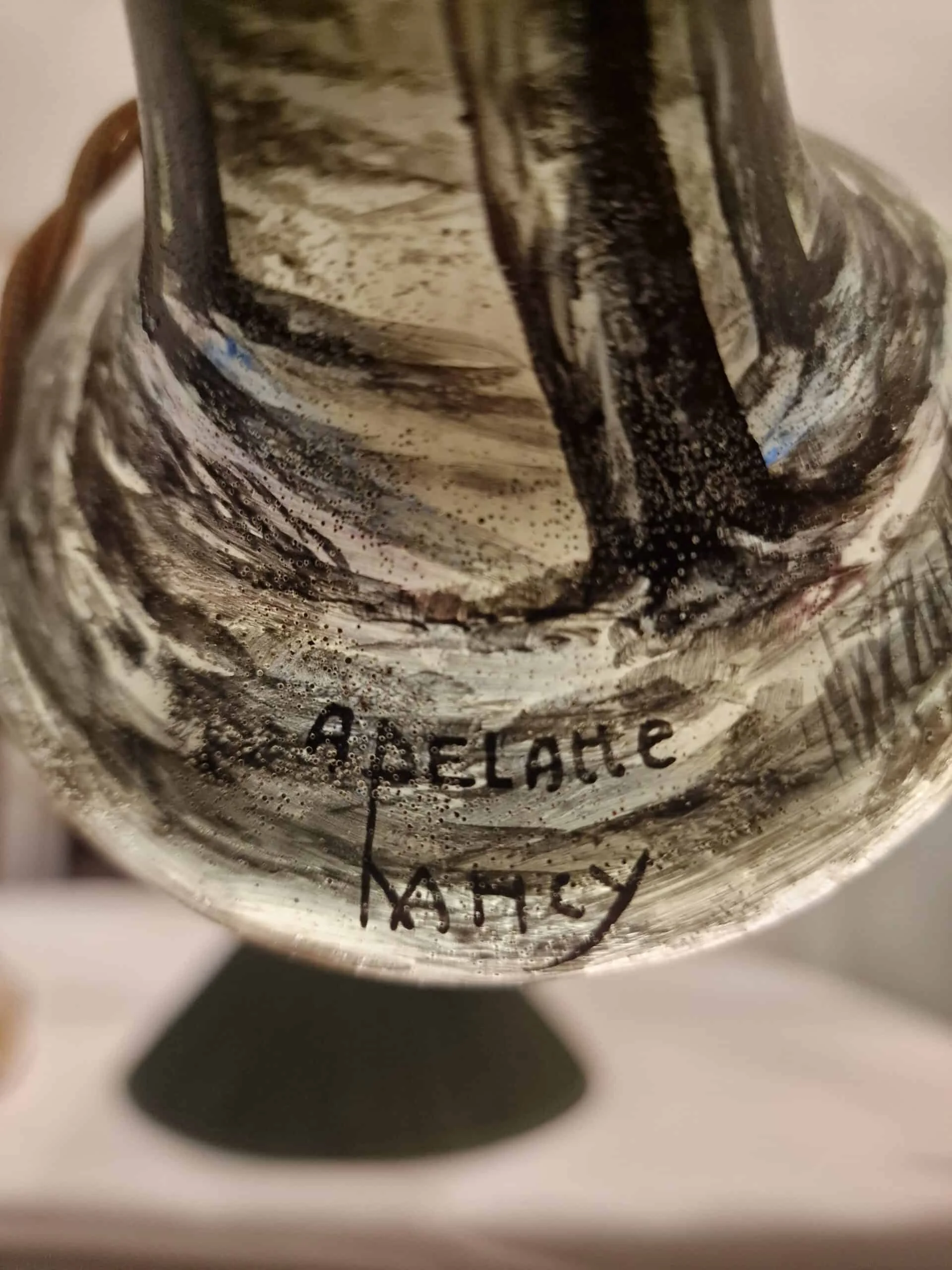 Secesní lampička André Delatte Nancy