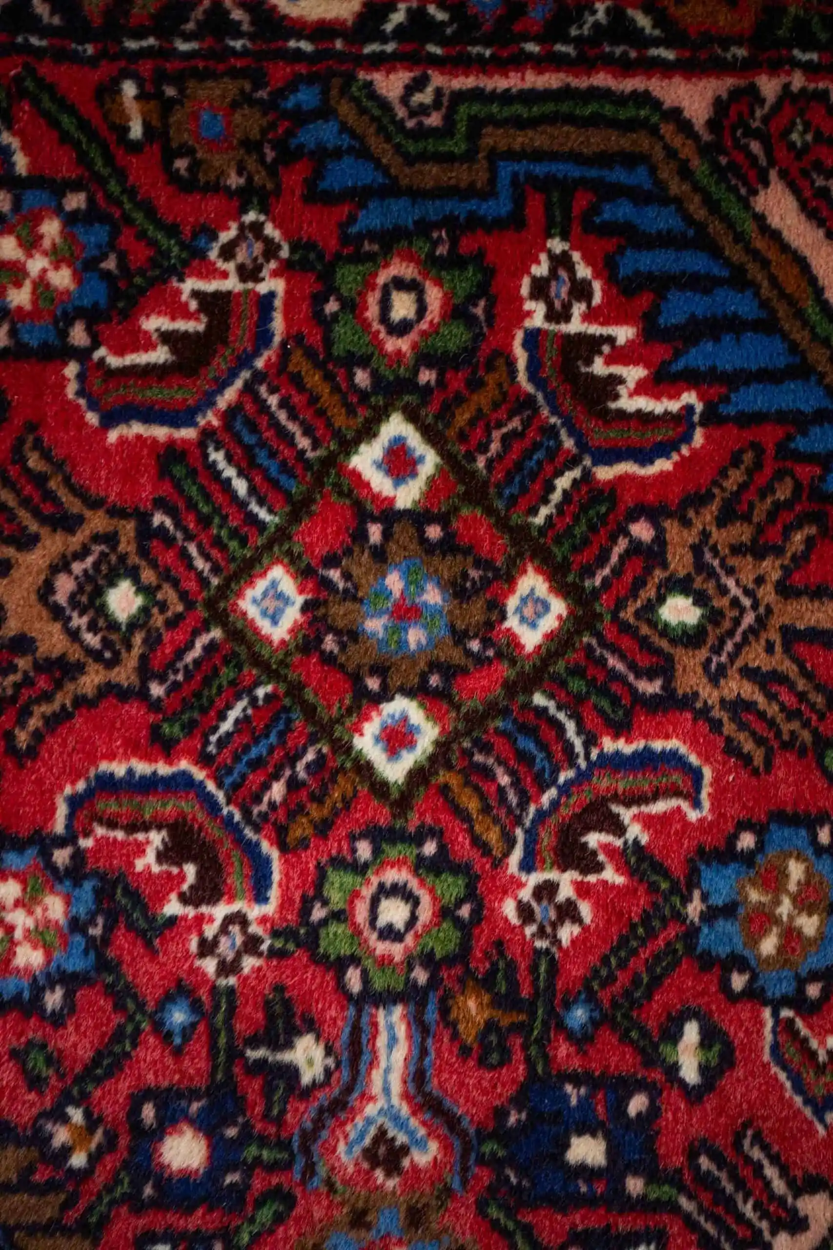 Ručně vázaný koberec z perského Hamadanu 142 X 103 cm
