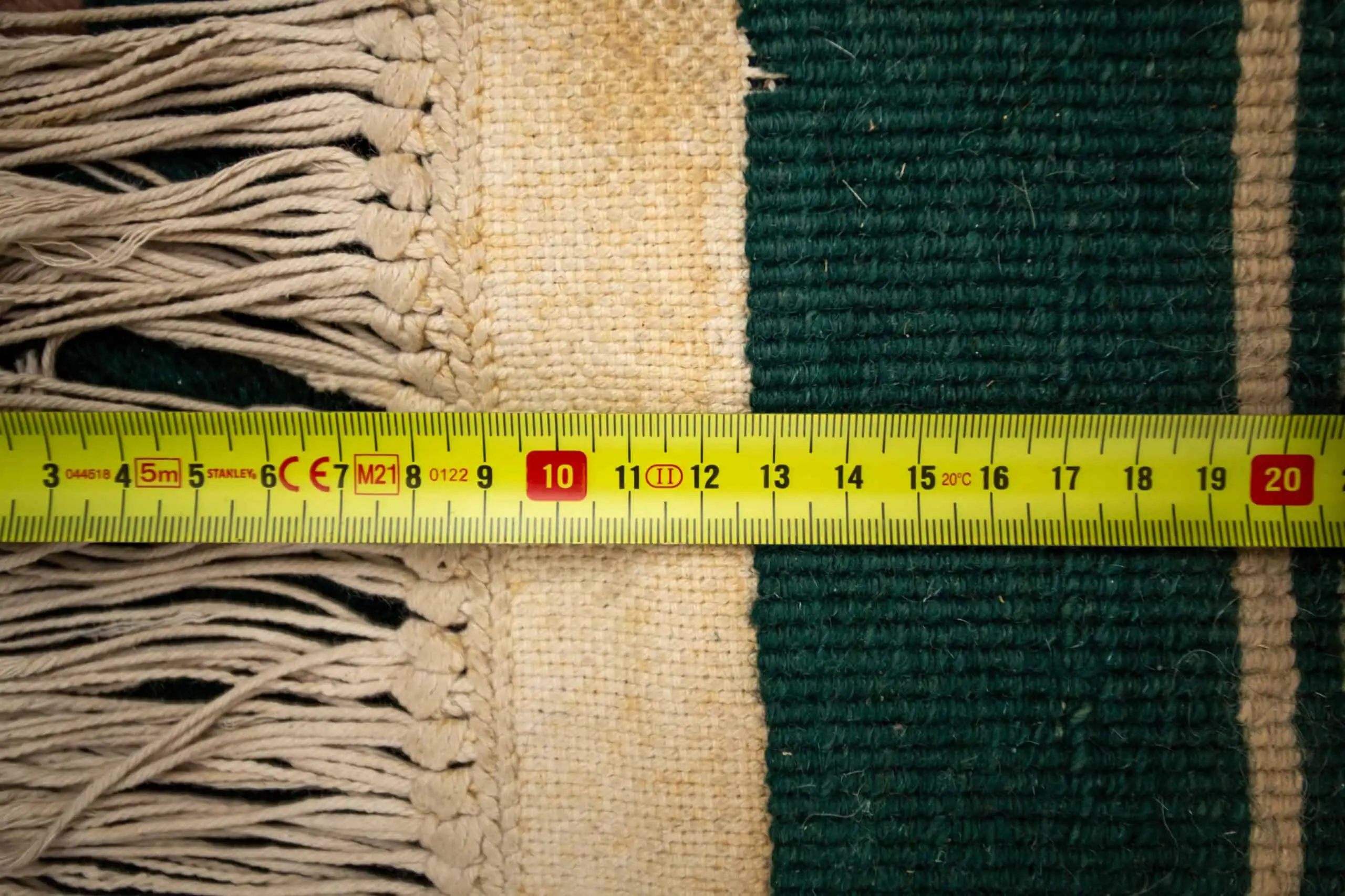 Zelený čínský koberec 331 X 214