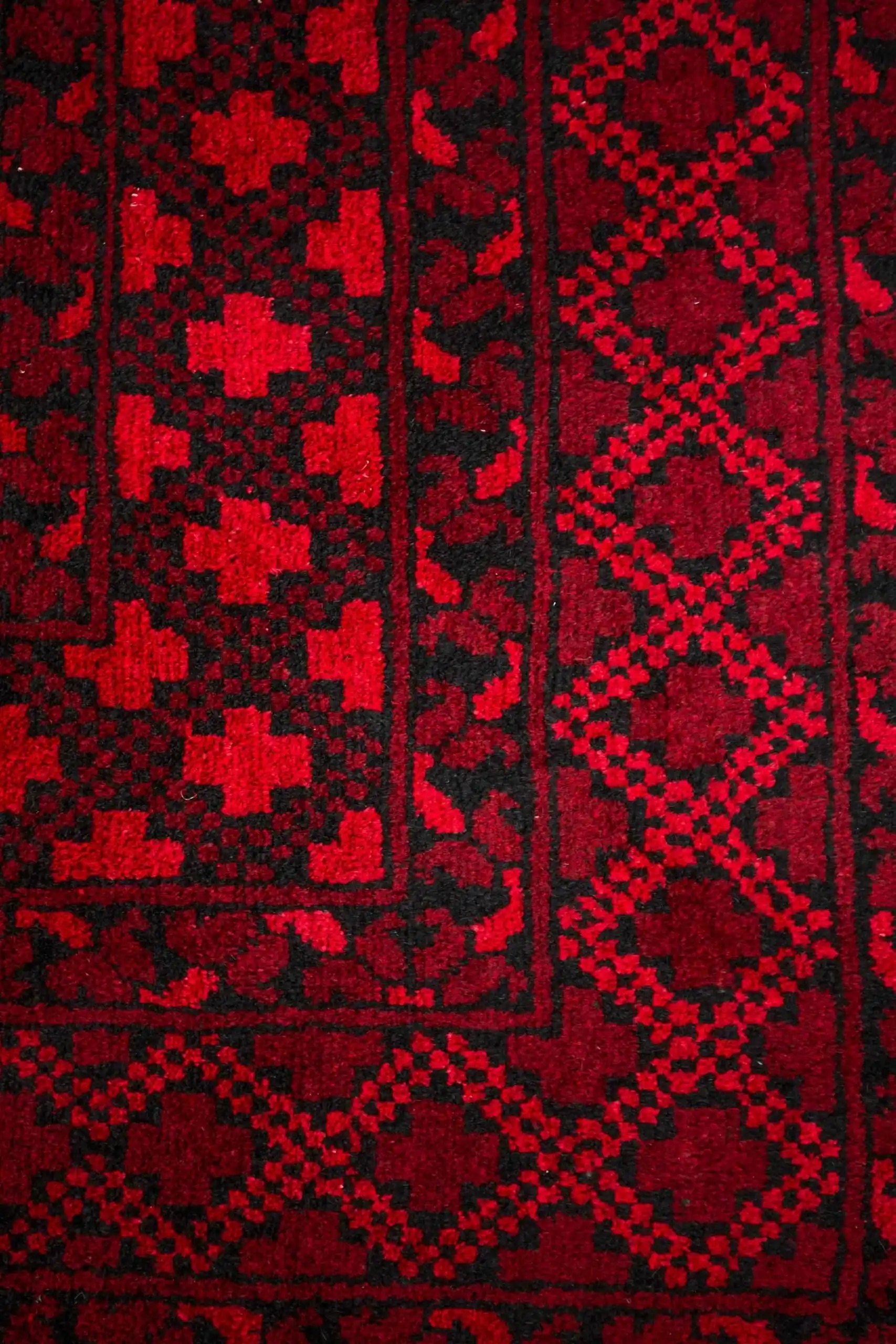 Ručně vázaný afghánský koberec Ačka 307 x 203 cm