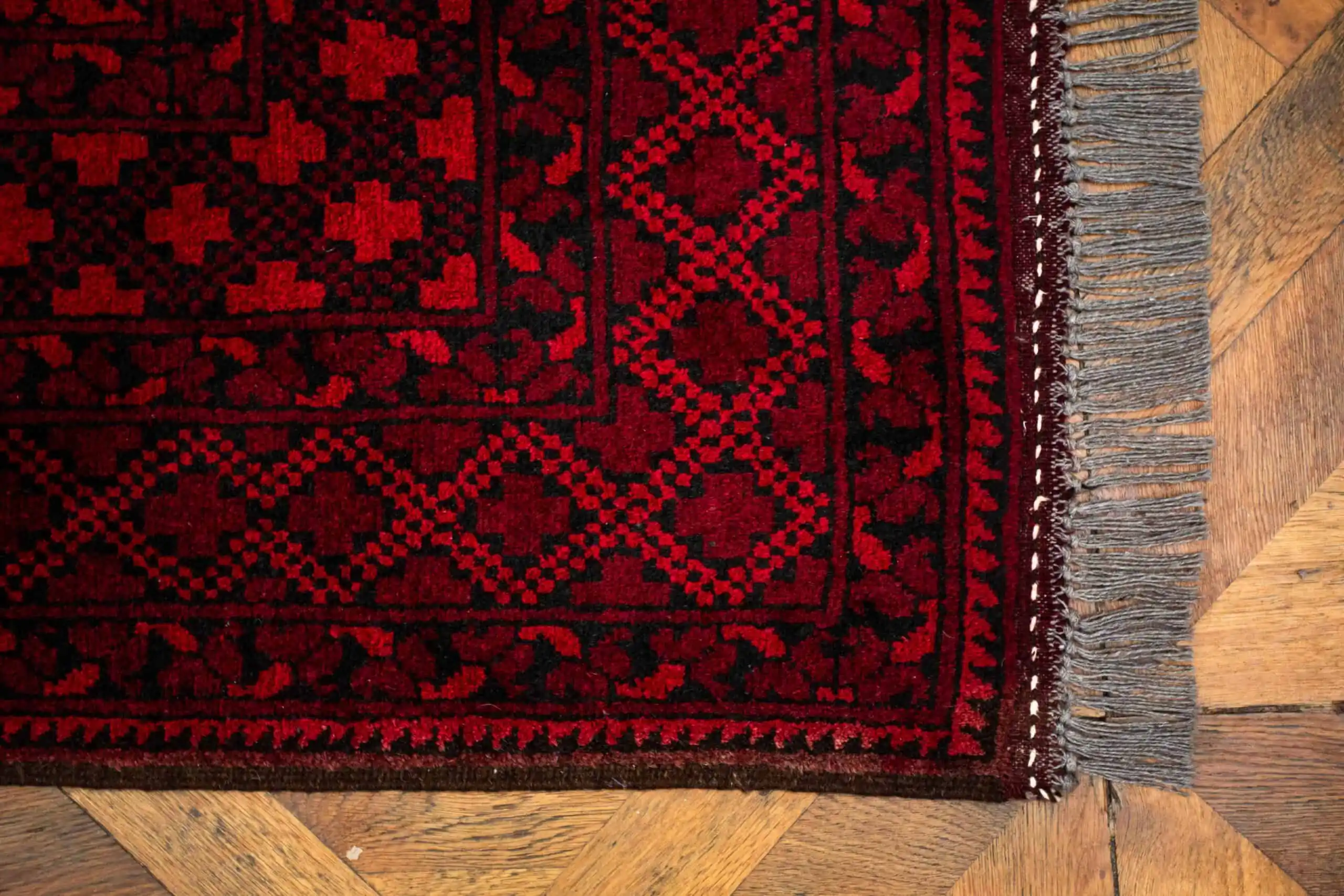 Ručně vázaný afghánský koberec Ačka 307 x 203 cm