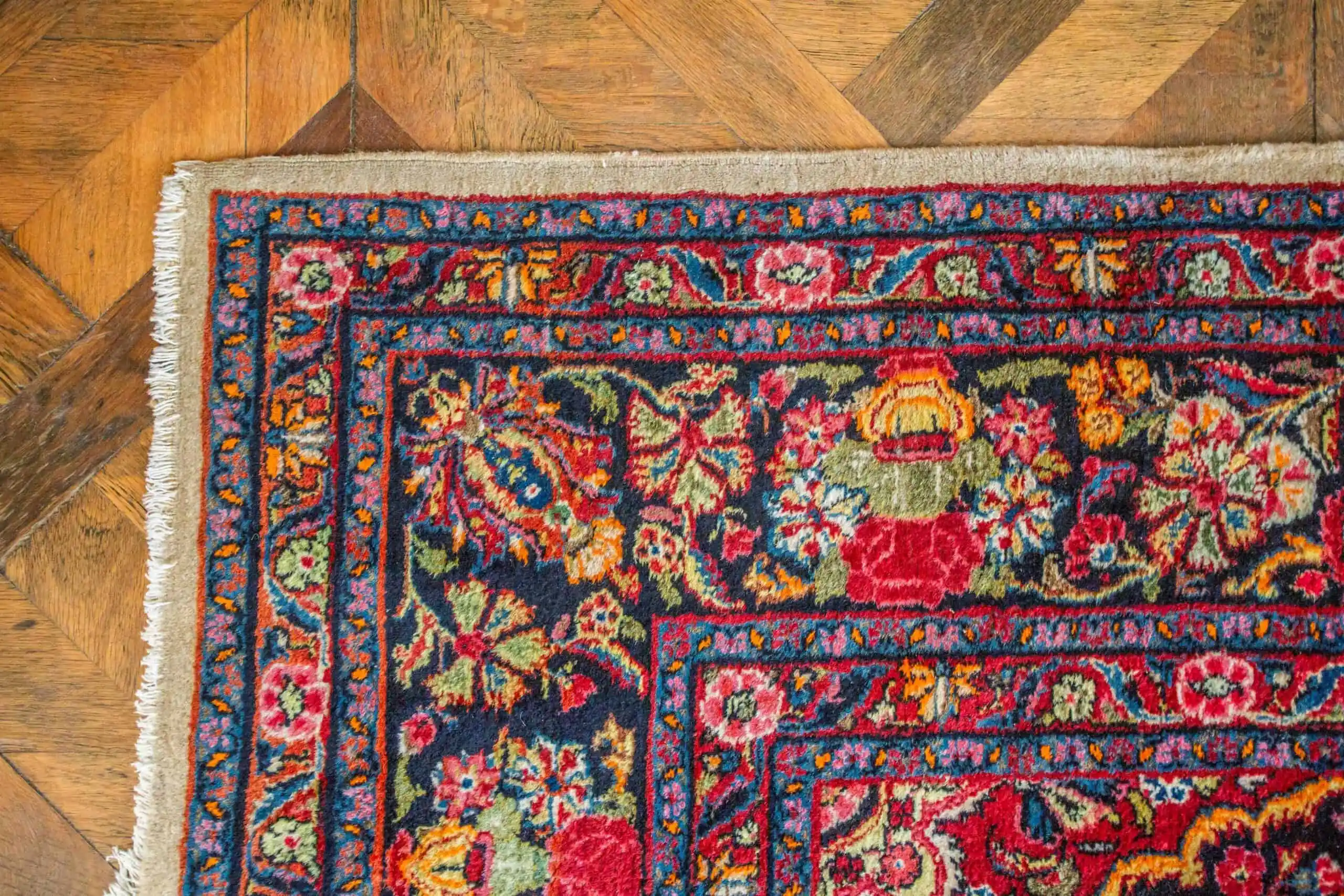 Perský květinový koberec Yazd 370 X 268 cm