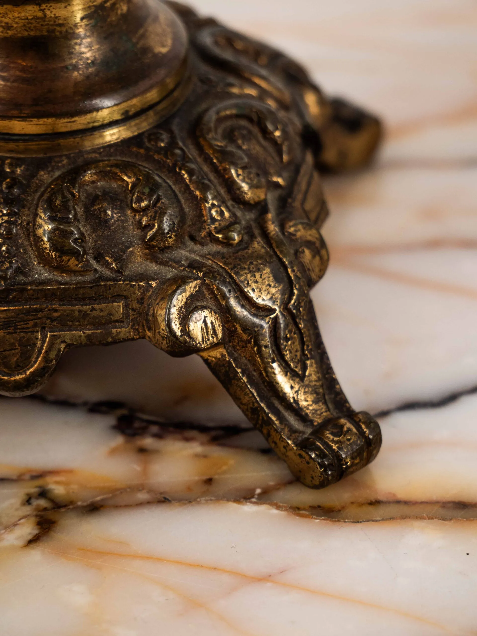 Čínská stolní lampa Cloisonne starožitná