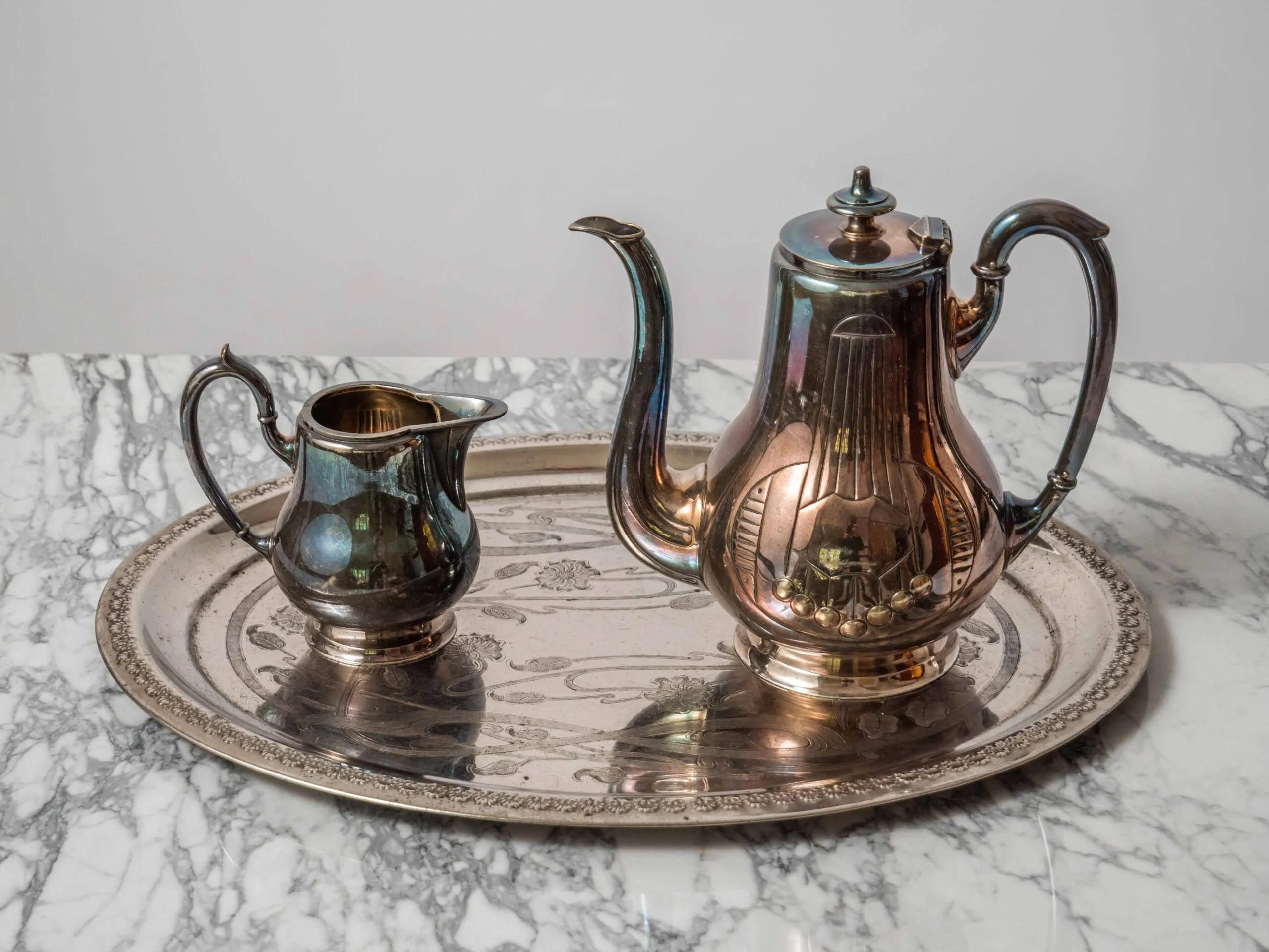 Secesní souprava ná kávu