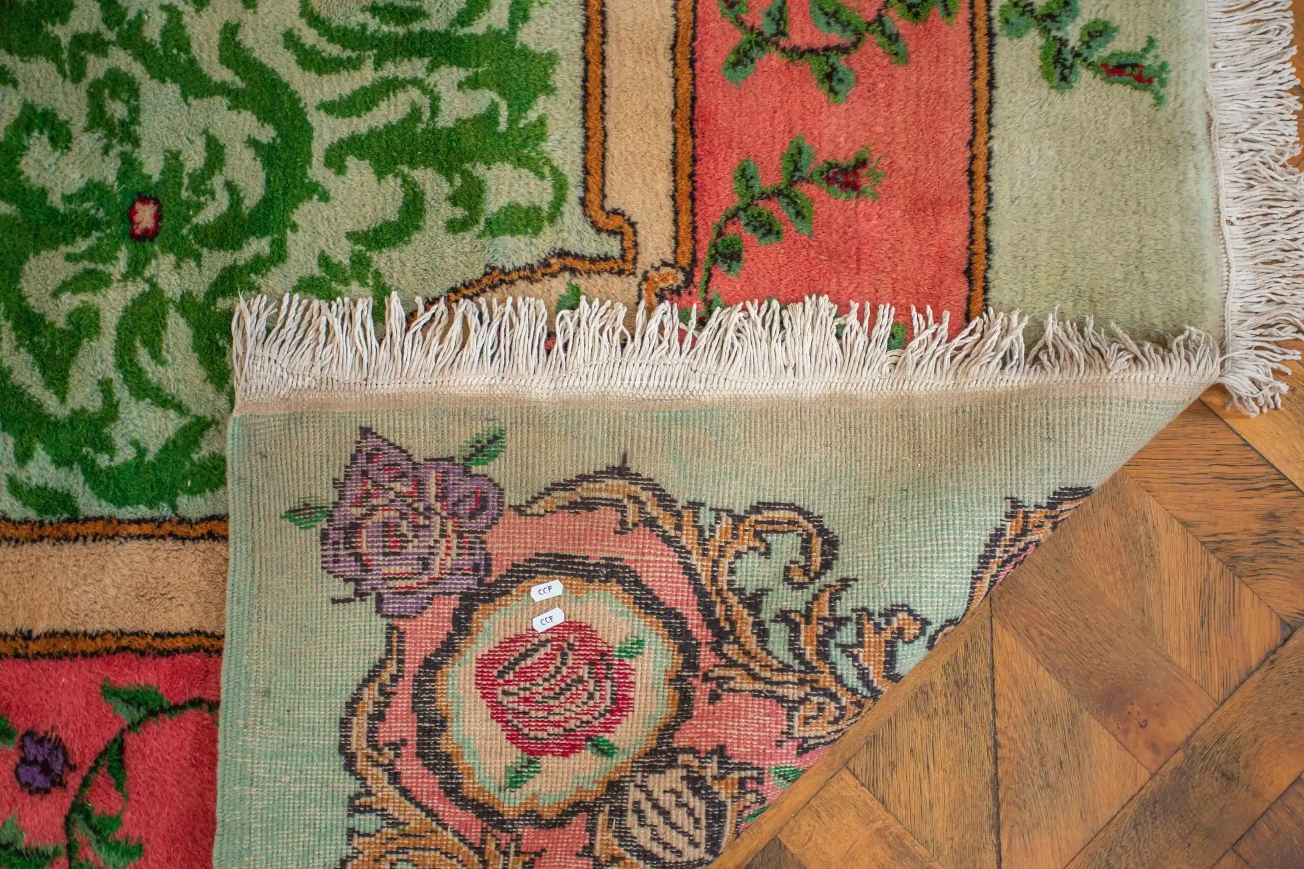 Velký koberec z Aubussonu 376 X 269 cm