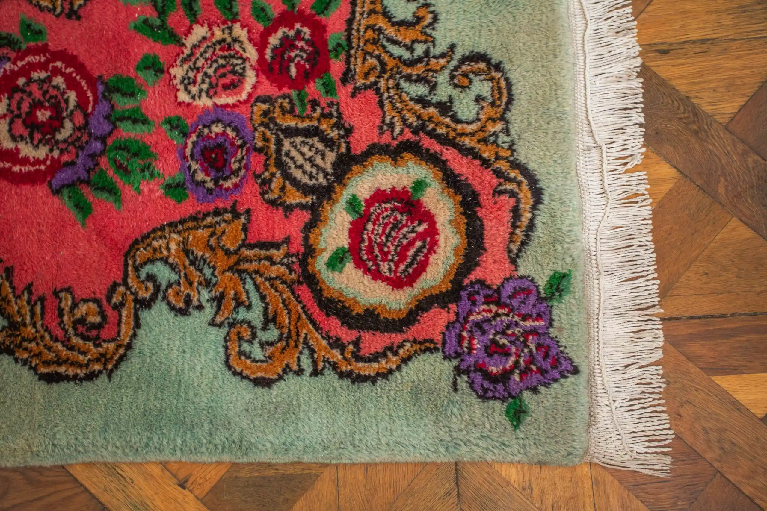 Velký koberec z Aubussonu 376 X 269 cm