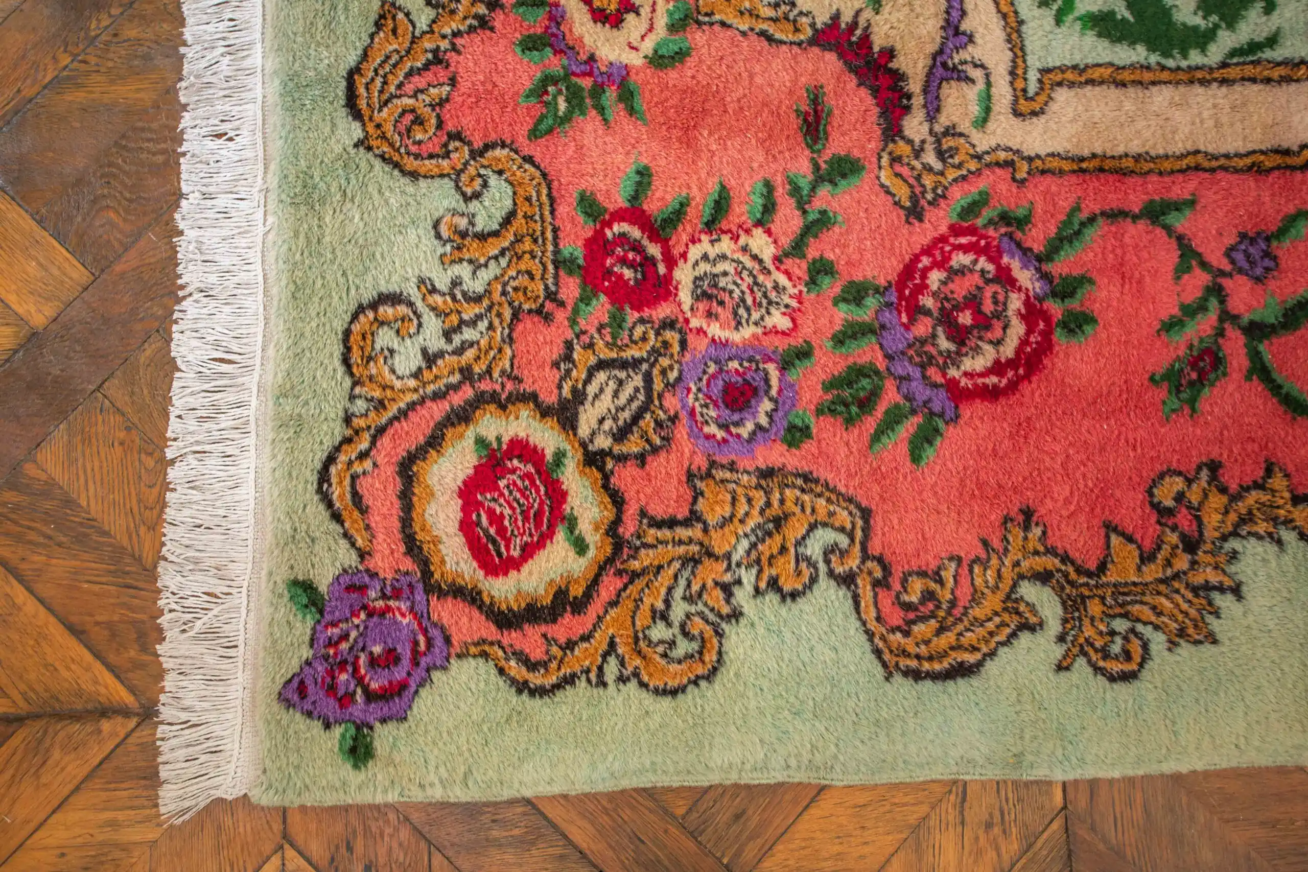 Velký koberec z Aubussonu 376 X 269 cm