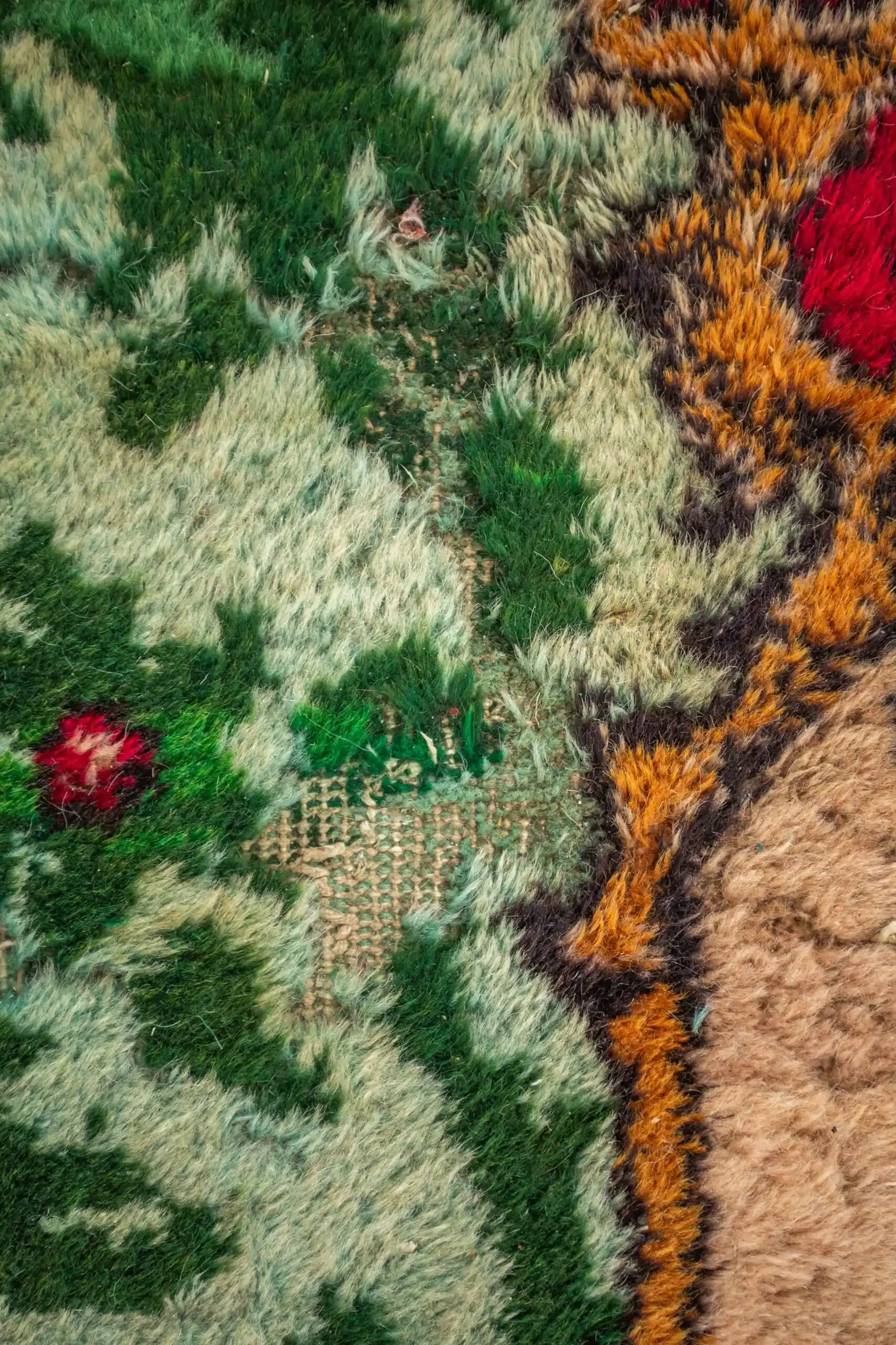 Velký koberec z Aubussonu 376 X 269 cm