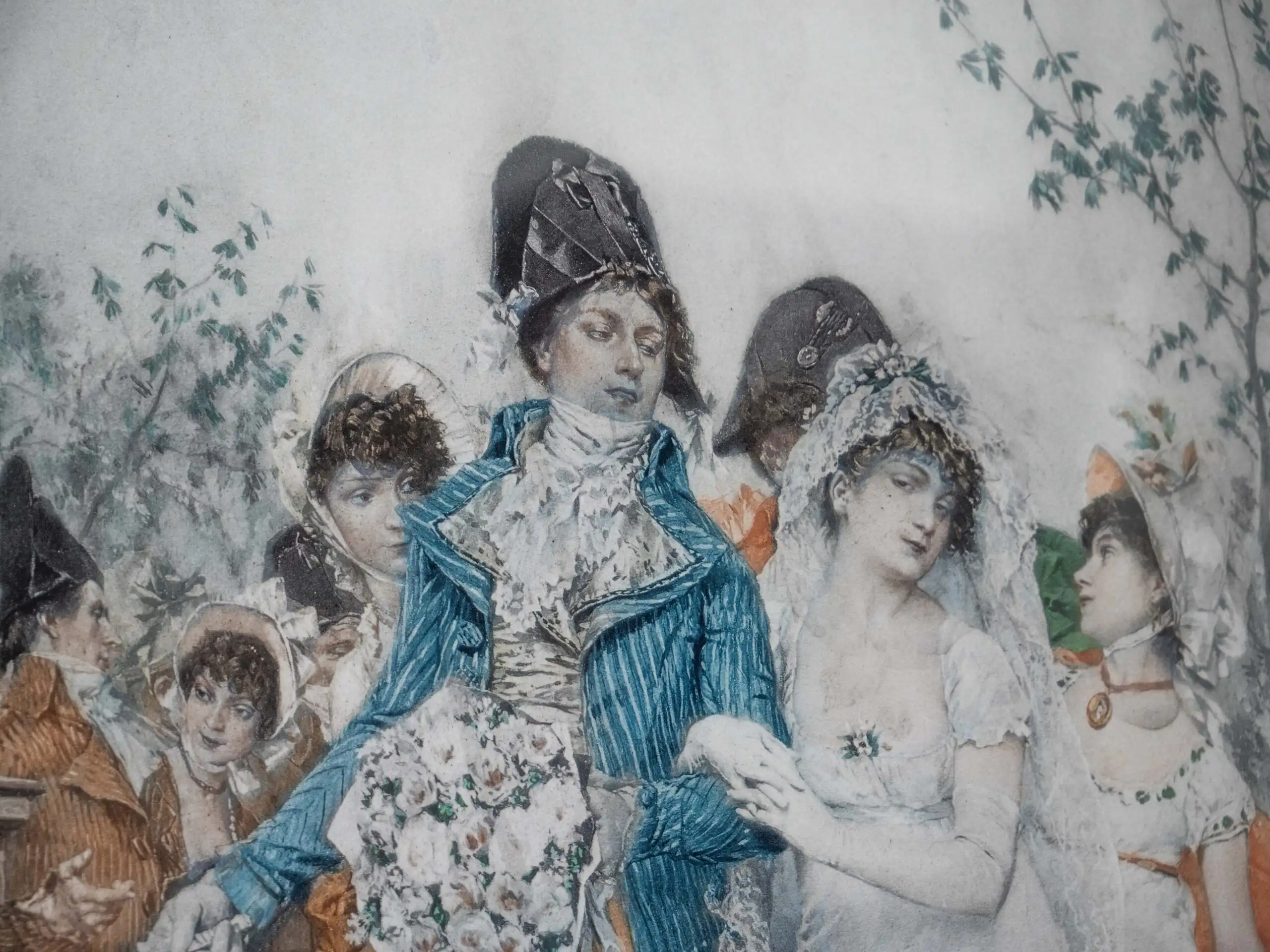 Historické rytiny z období francouzského Direktoria