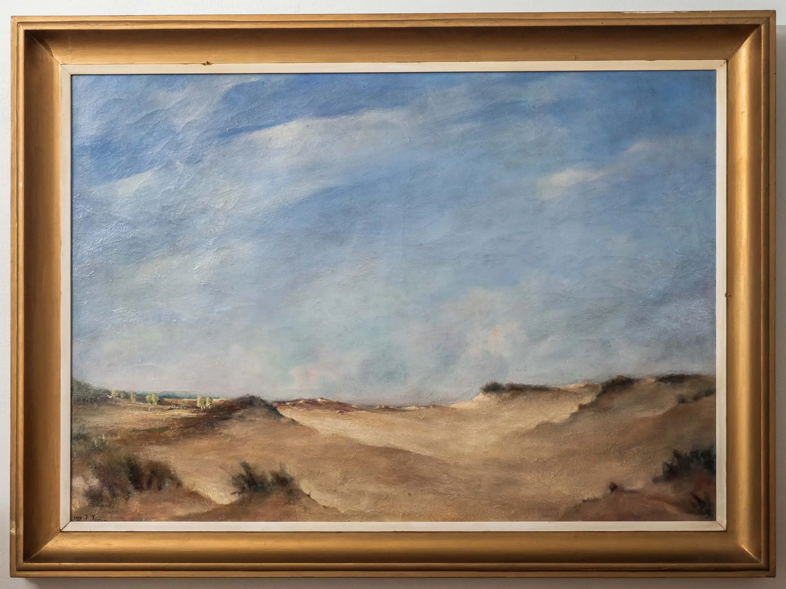 Písečná krajina. J. Joacem 1938. 131x98cm