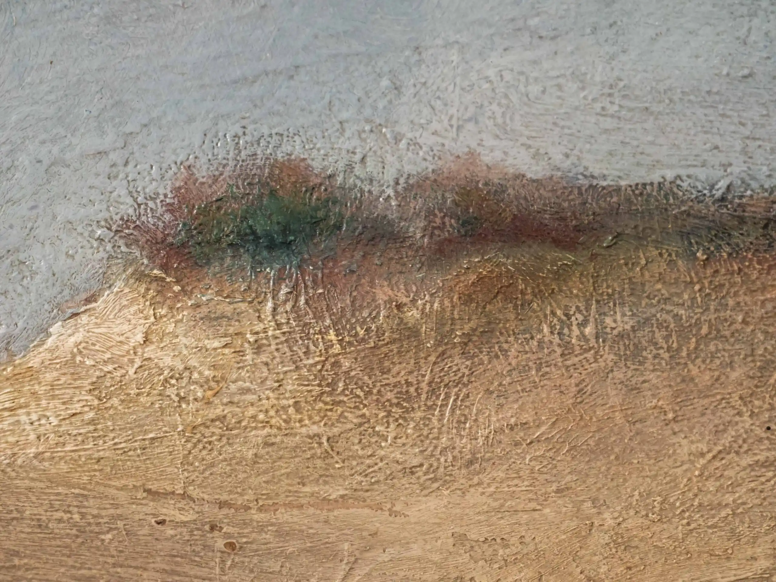 Písečná krajina. J. Joacem 1938. 131x98cm