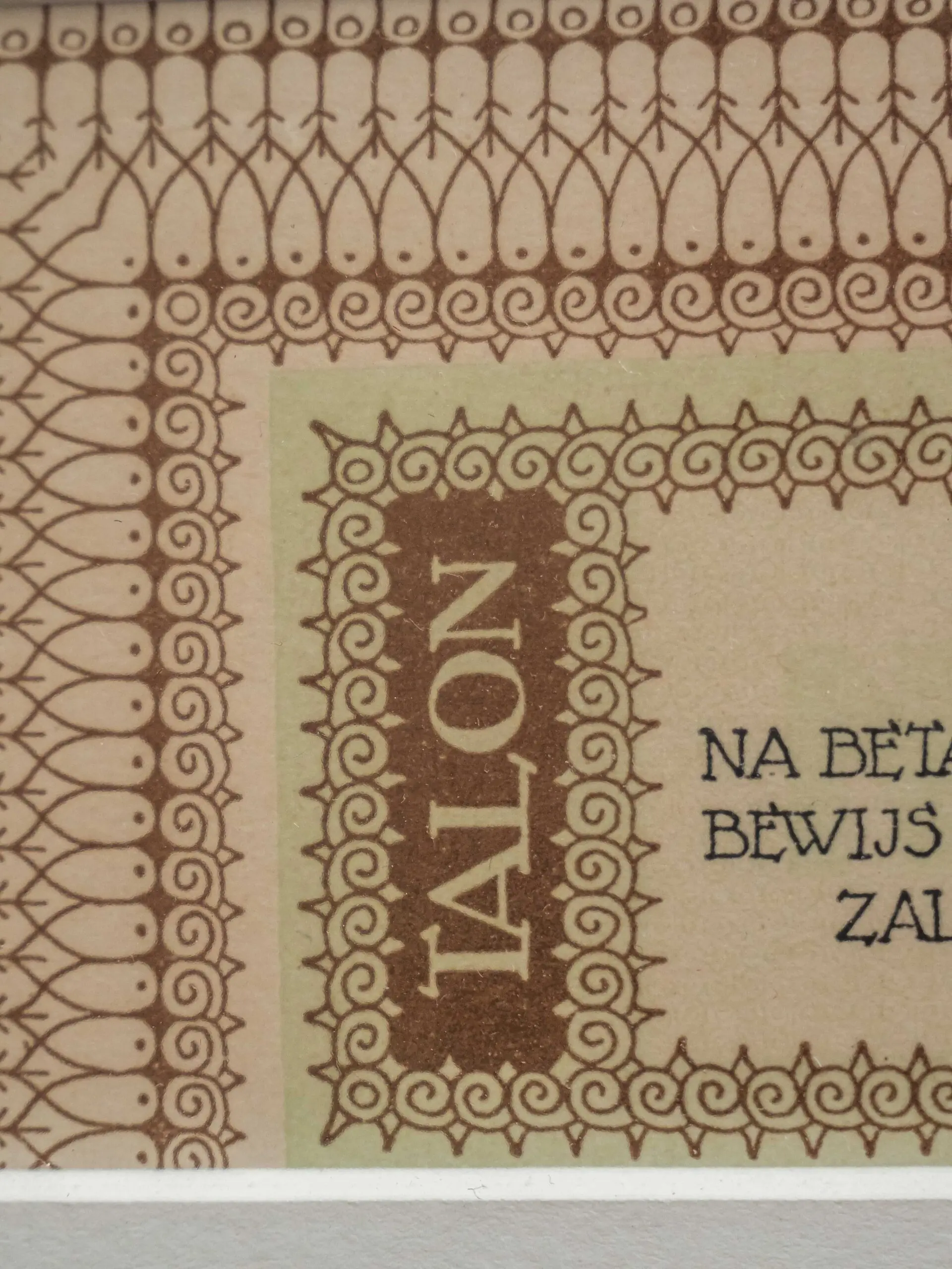 Obrázek Akcie N.V. Tabaks-Unie 1920