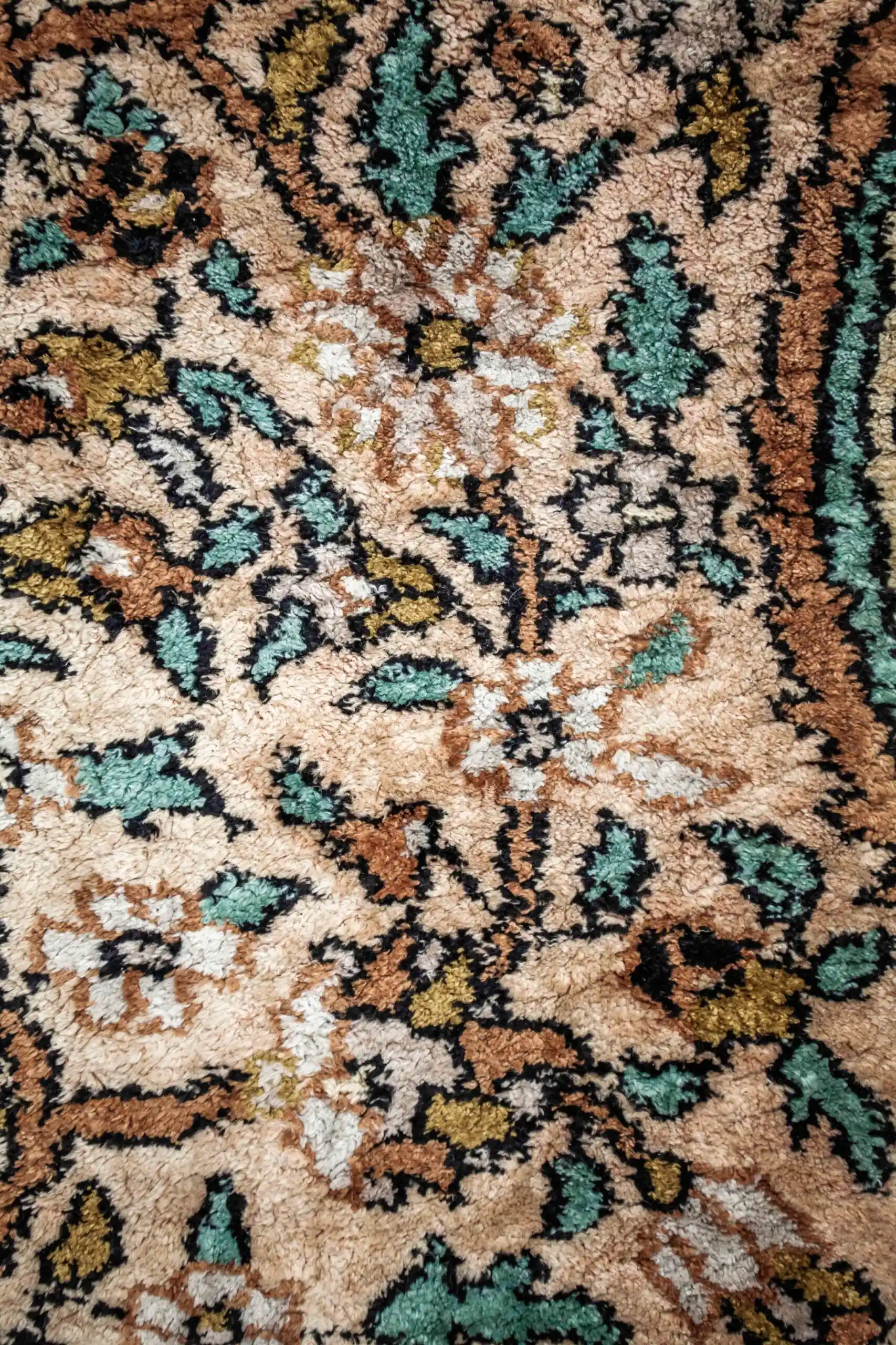 Hedvábný koberec z Kašmíru 188 X 125 cm