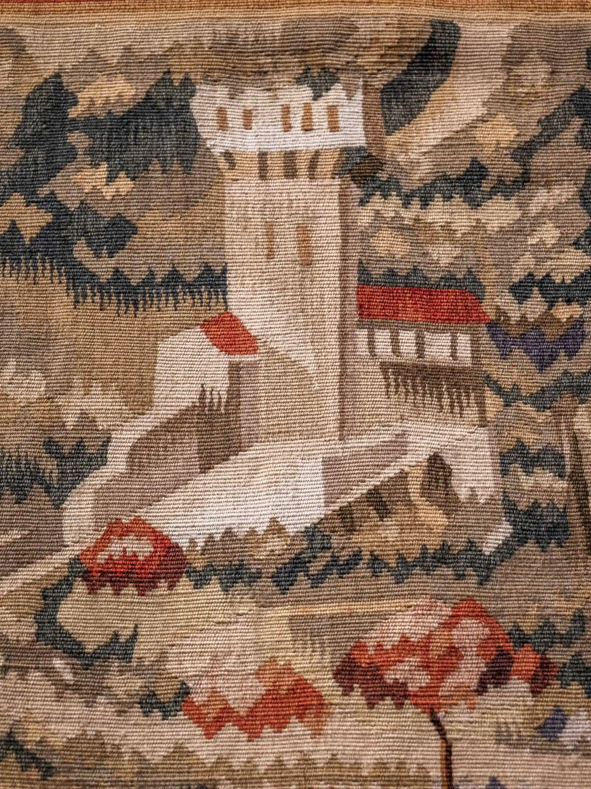Gobelín / tapiserie „Šlechtic na koni” 155 X 173 cm