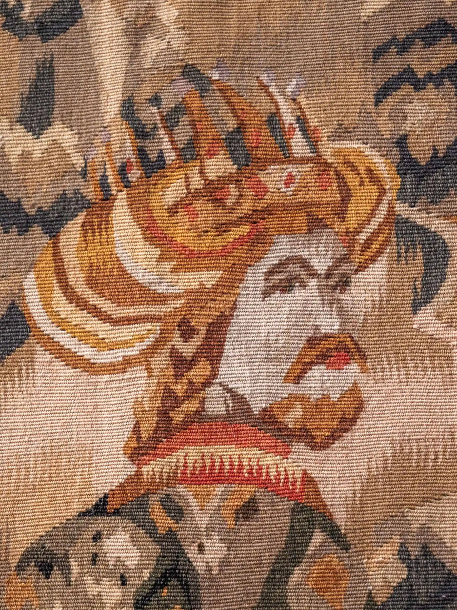 Gobelín / tapiserie „Šlechtic na koni” 155 X 173 cm