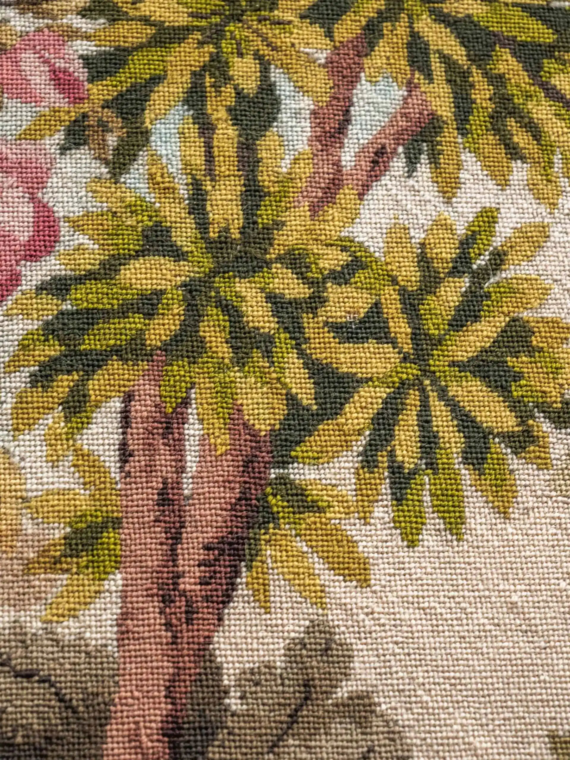 Gobelín / tapiserie s motivem ptáků u rybníčku výška 212 X 122 cm