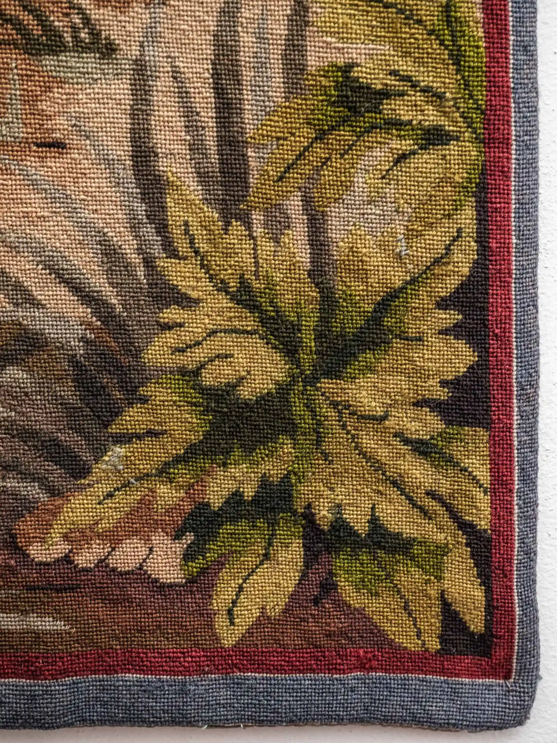 Gobelín / tapiserie s motivem ptáků u rybníčku výška 212 X 122 cm