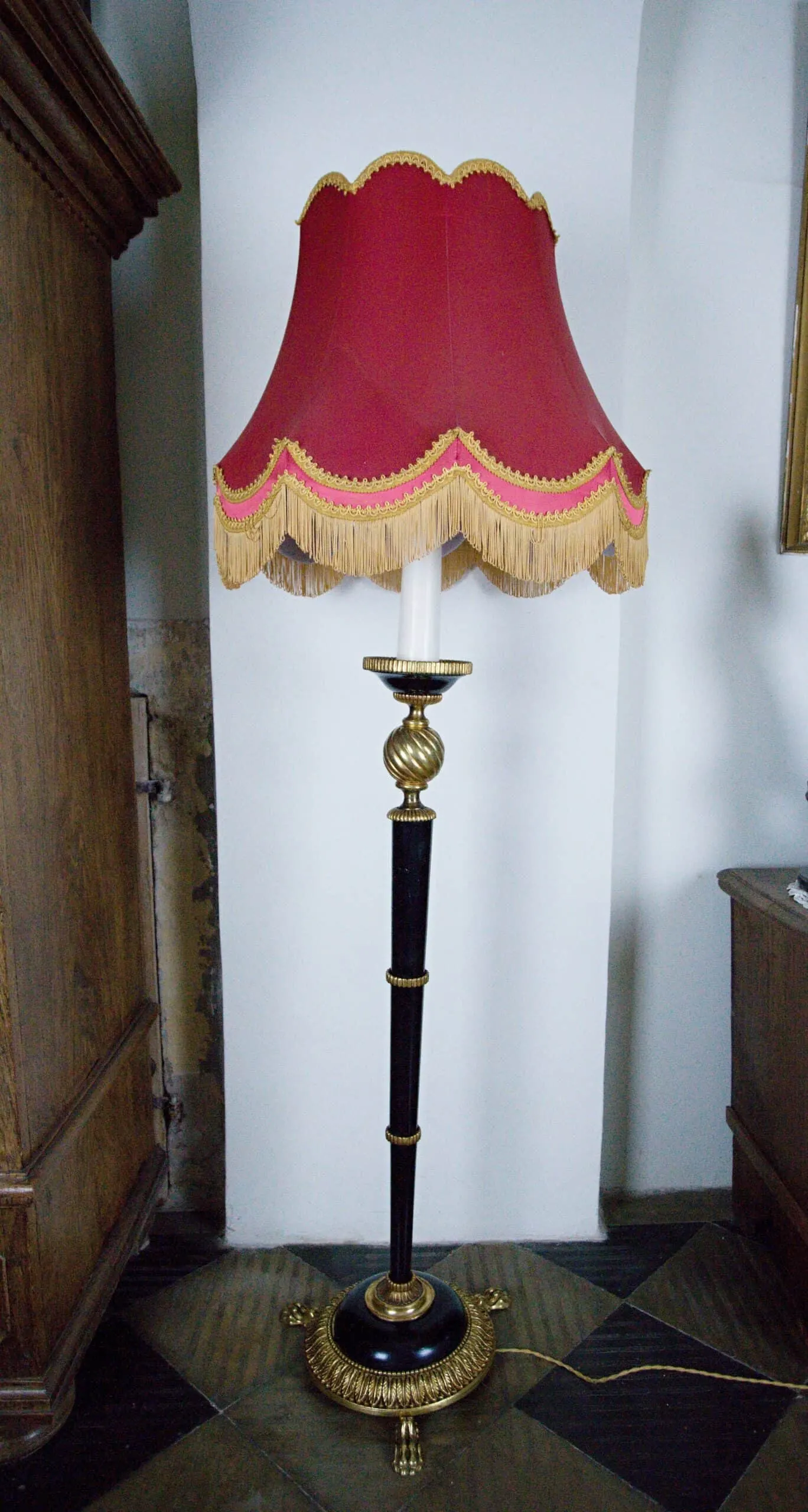 Starožitná Empírová stojací lampa