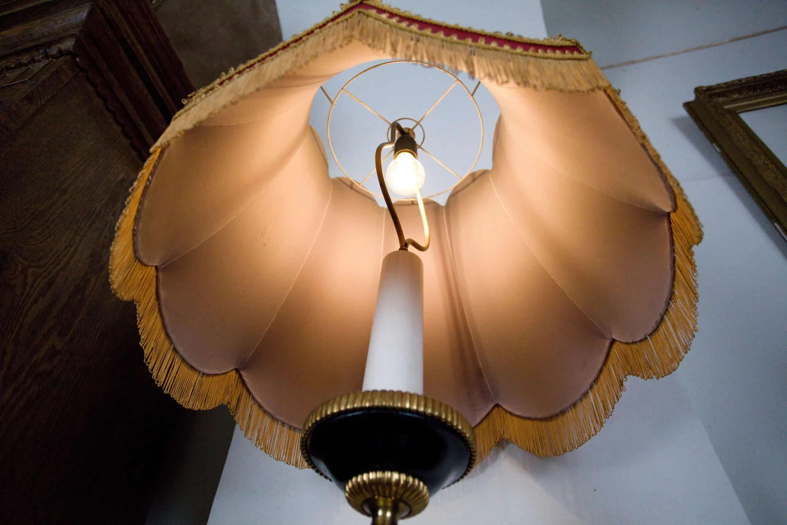 Starožitná Empírová stojací lampa
