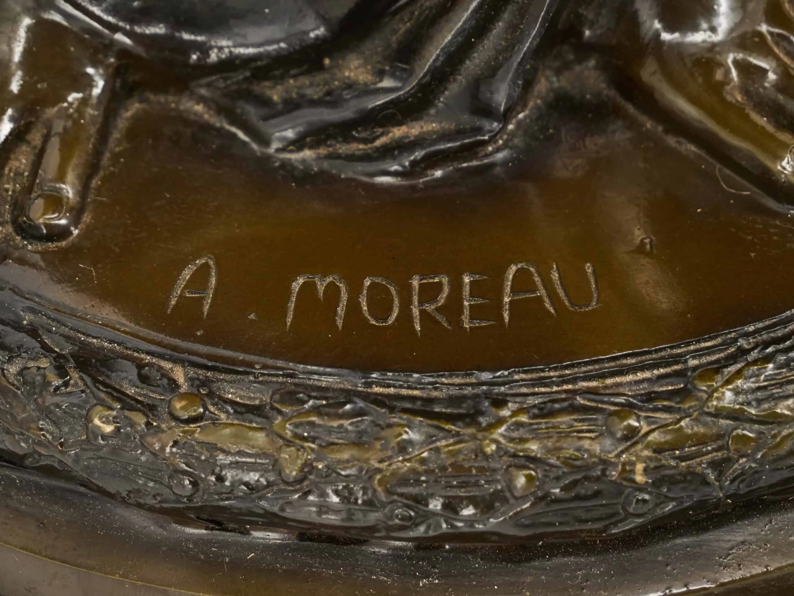 Velká bronzové sousoší Moreau v 94 cm