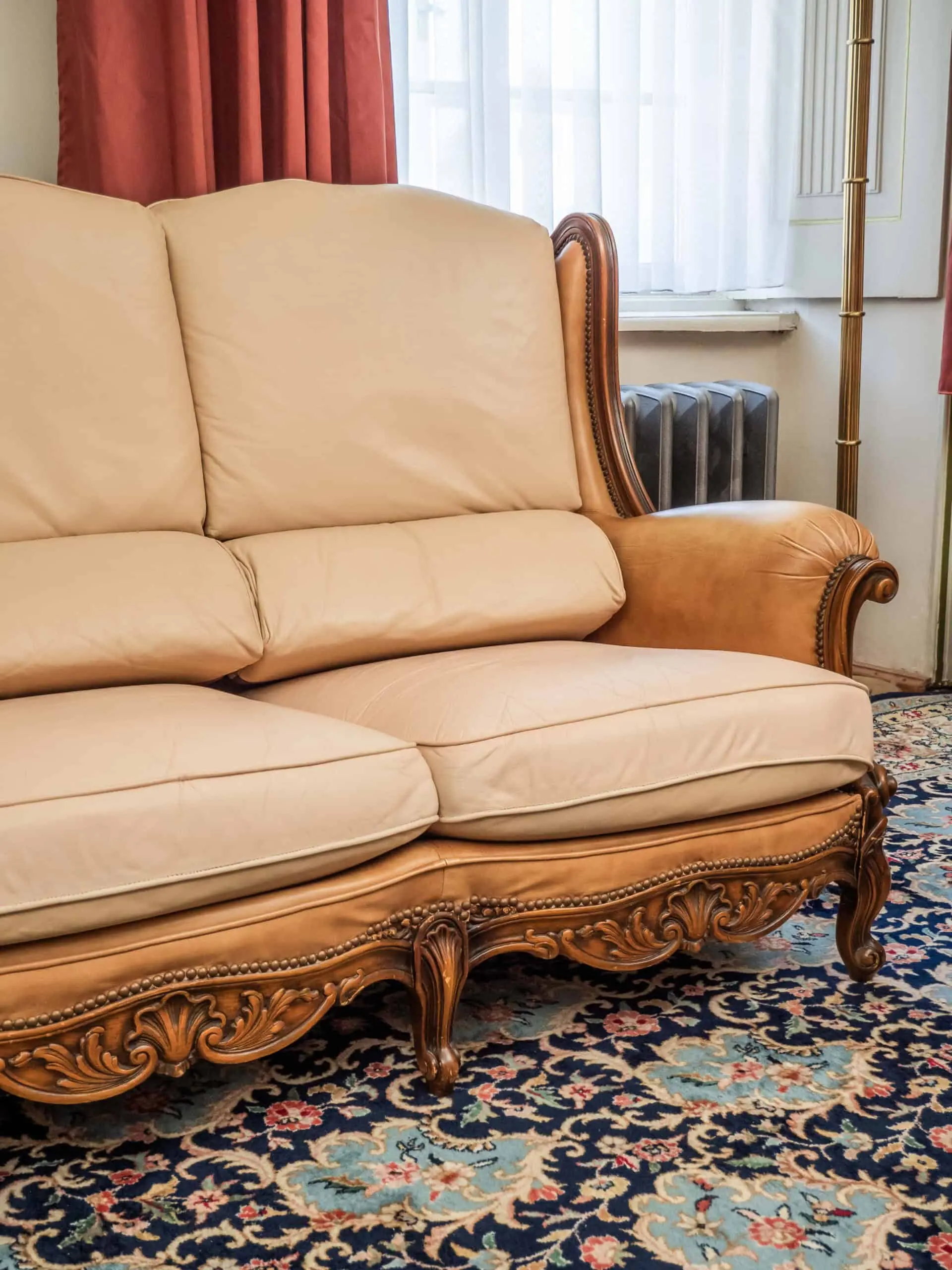 Italská kožená sedací souprava Chateau d´Ax