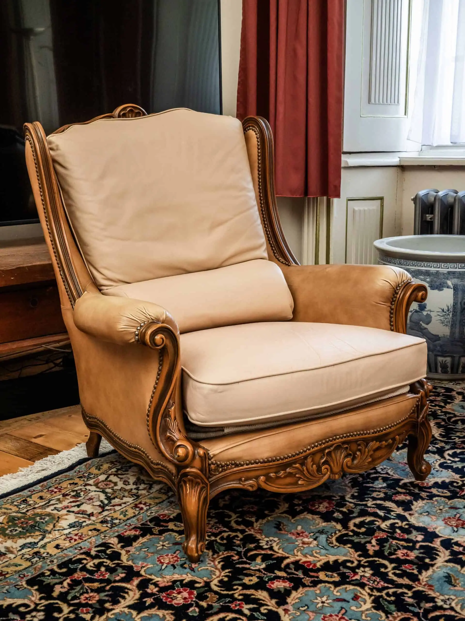 Italská kožená sedací souprava Chateau d´Ax