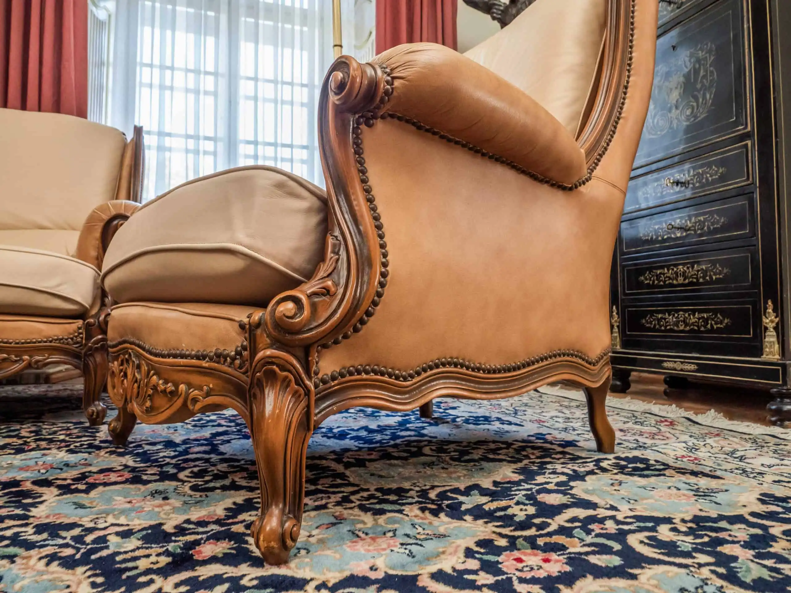 Italská kožená sedací souprava Chateau d´Ax