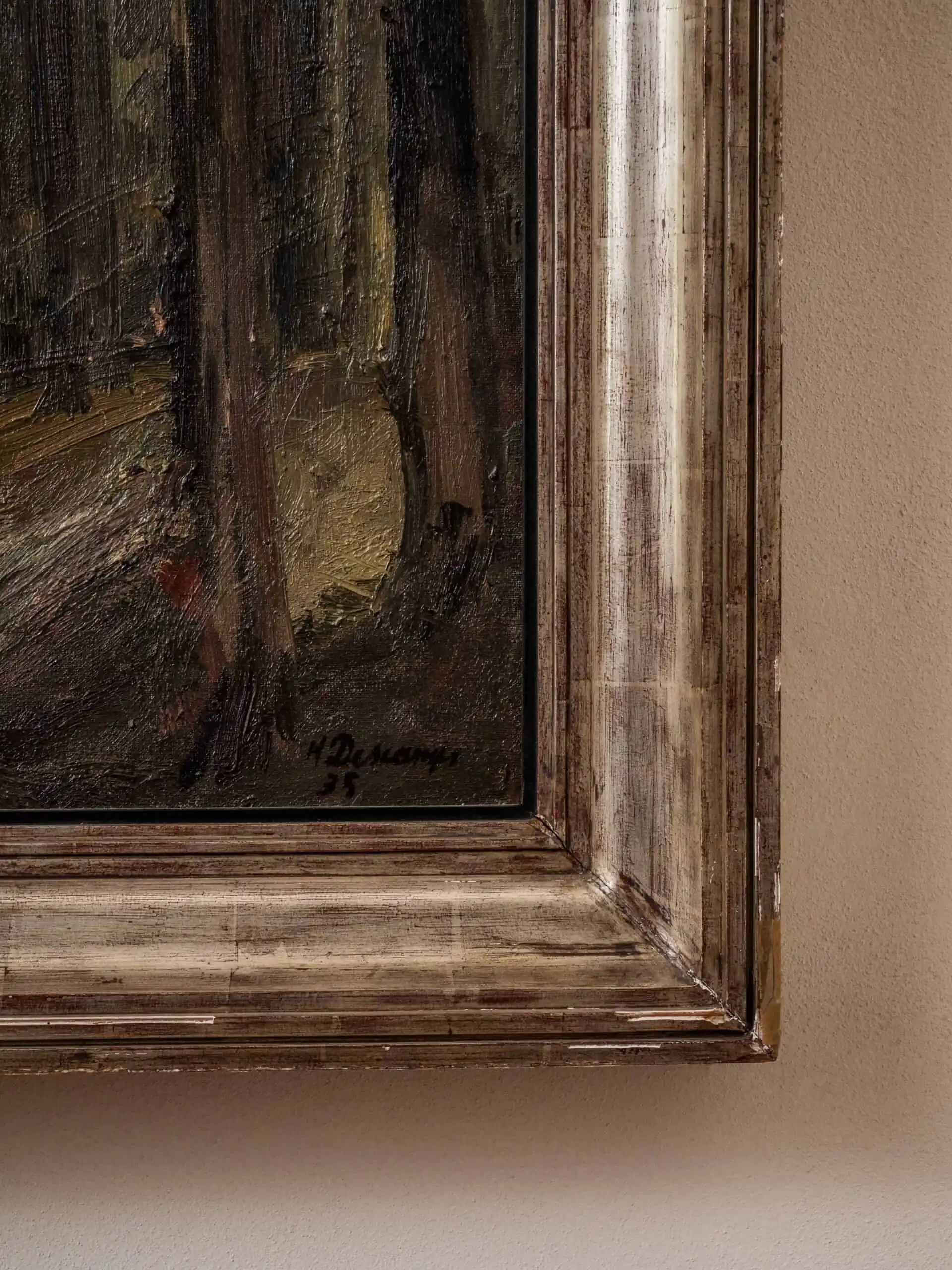 Velký obraz „Les” rok 1935. 129 X 109 cm