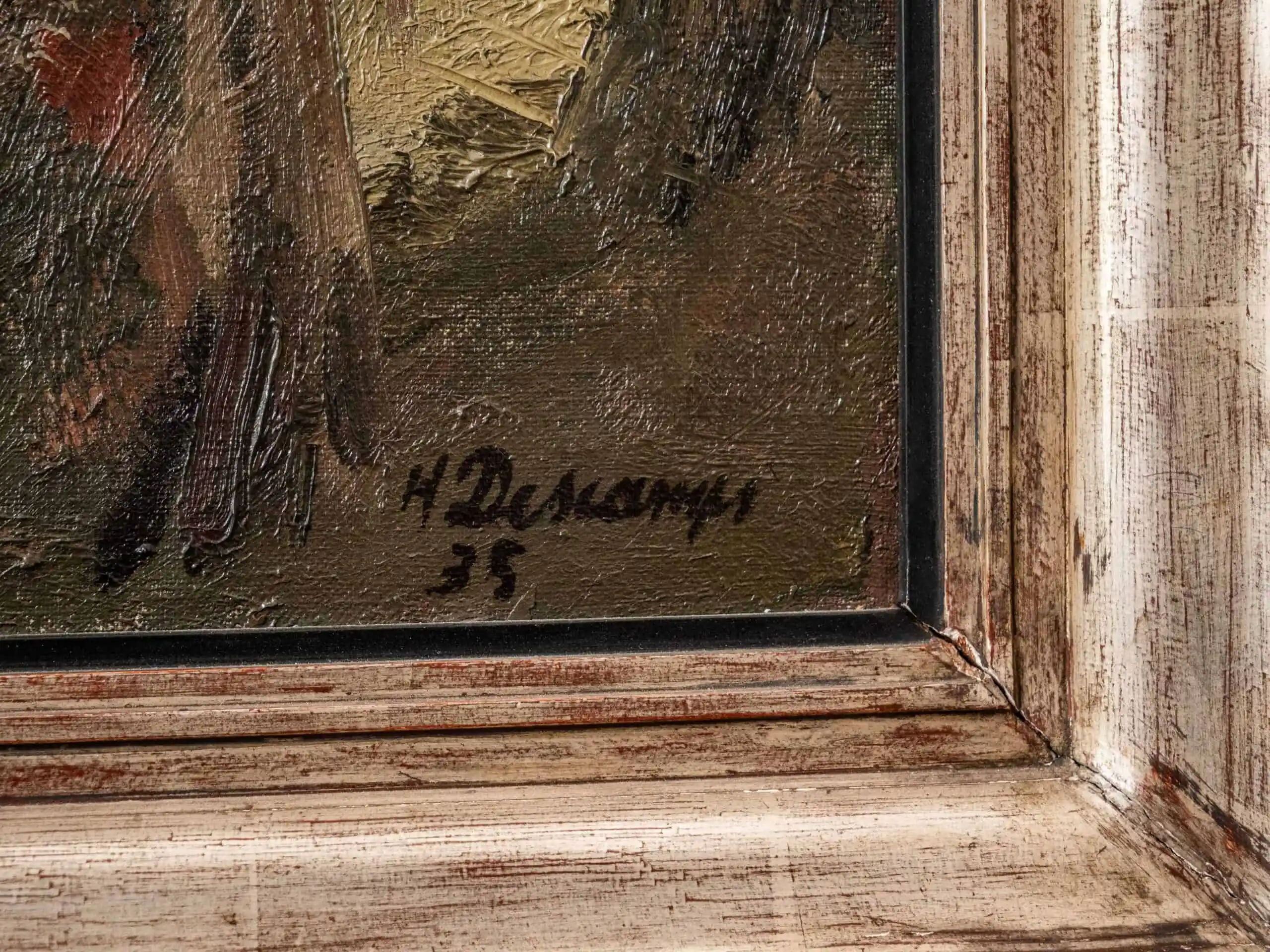 Velký obraz „Les” rok 1935. 129 X 109 cm