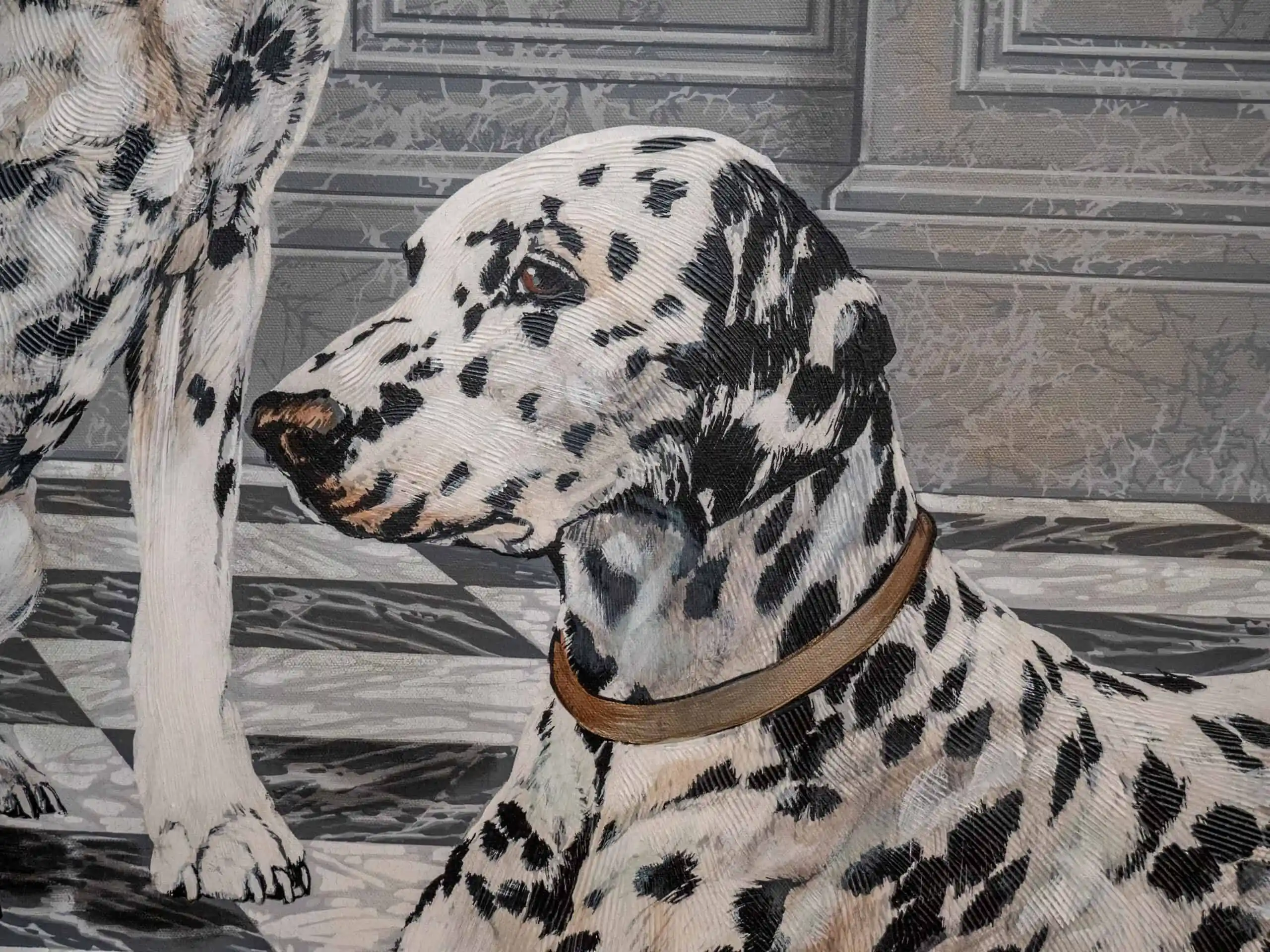 Obraz trojice dalmatinů velký formát 162 X 110 cm ANDERSON