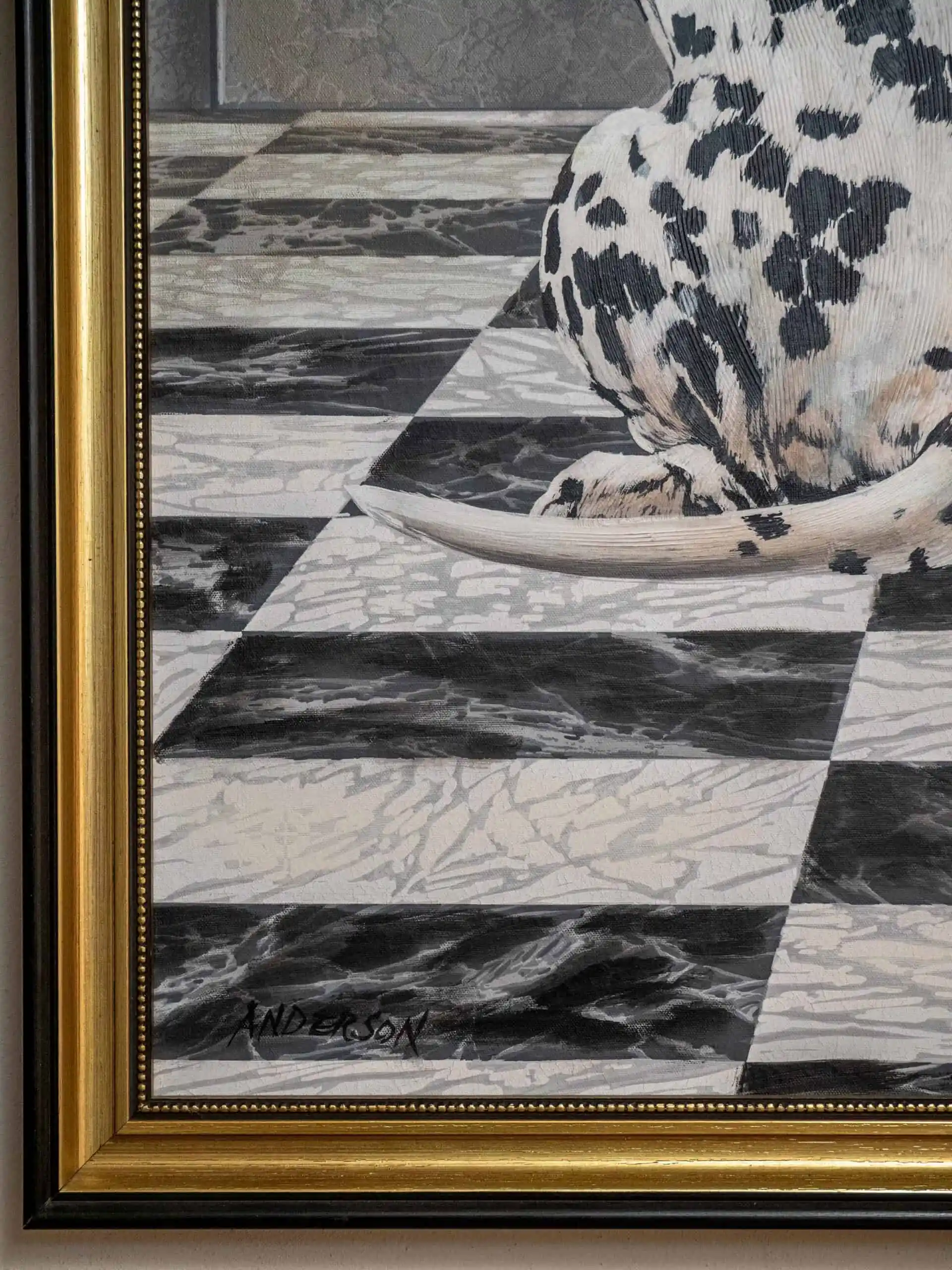 Obraz trojice dalmatinů velký formát 162 X 110 cm ANDERSON