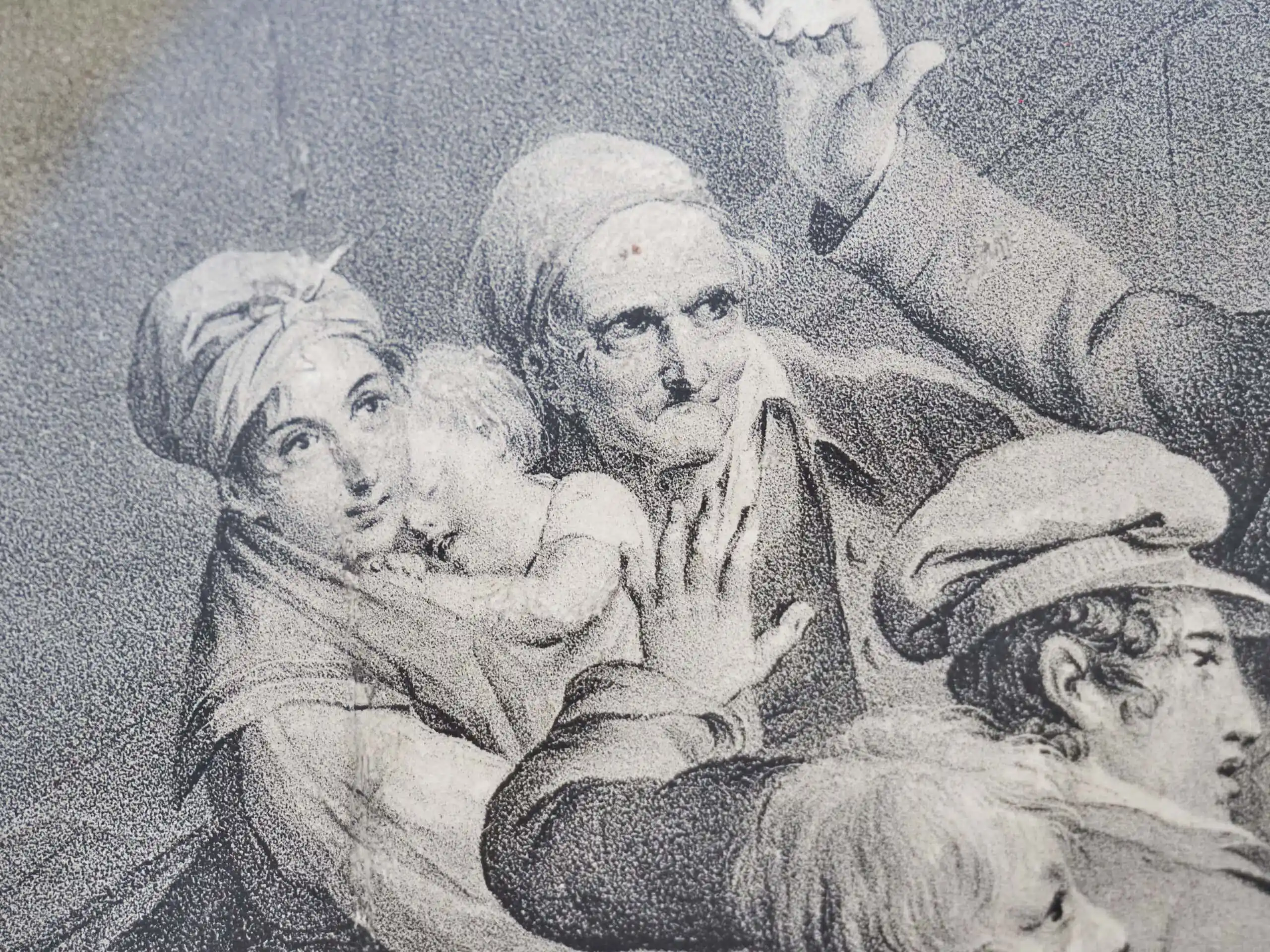 Dvojice historických litografií „Le Pied de Boeuf“ a „La Main Aude“