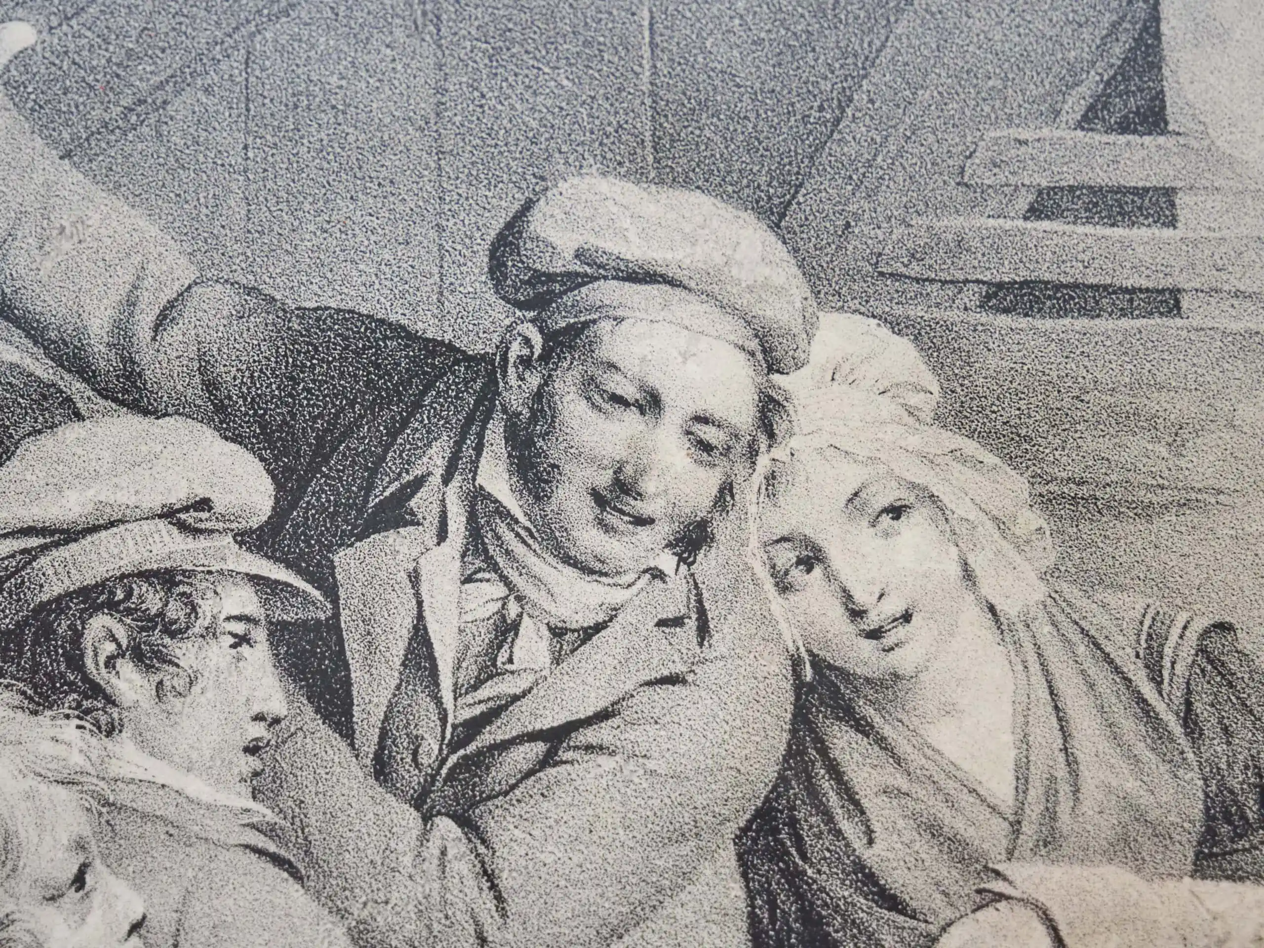 Dvojice historických litografií „Le Pied de Boeuf“ a „La Main Aude“