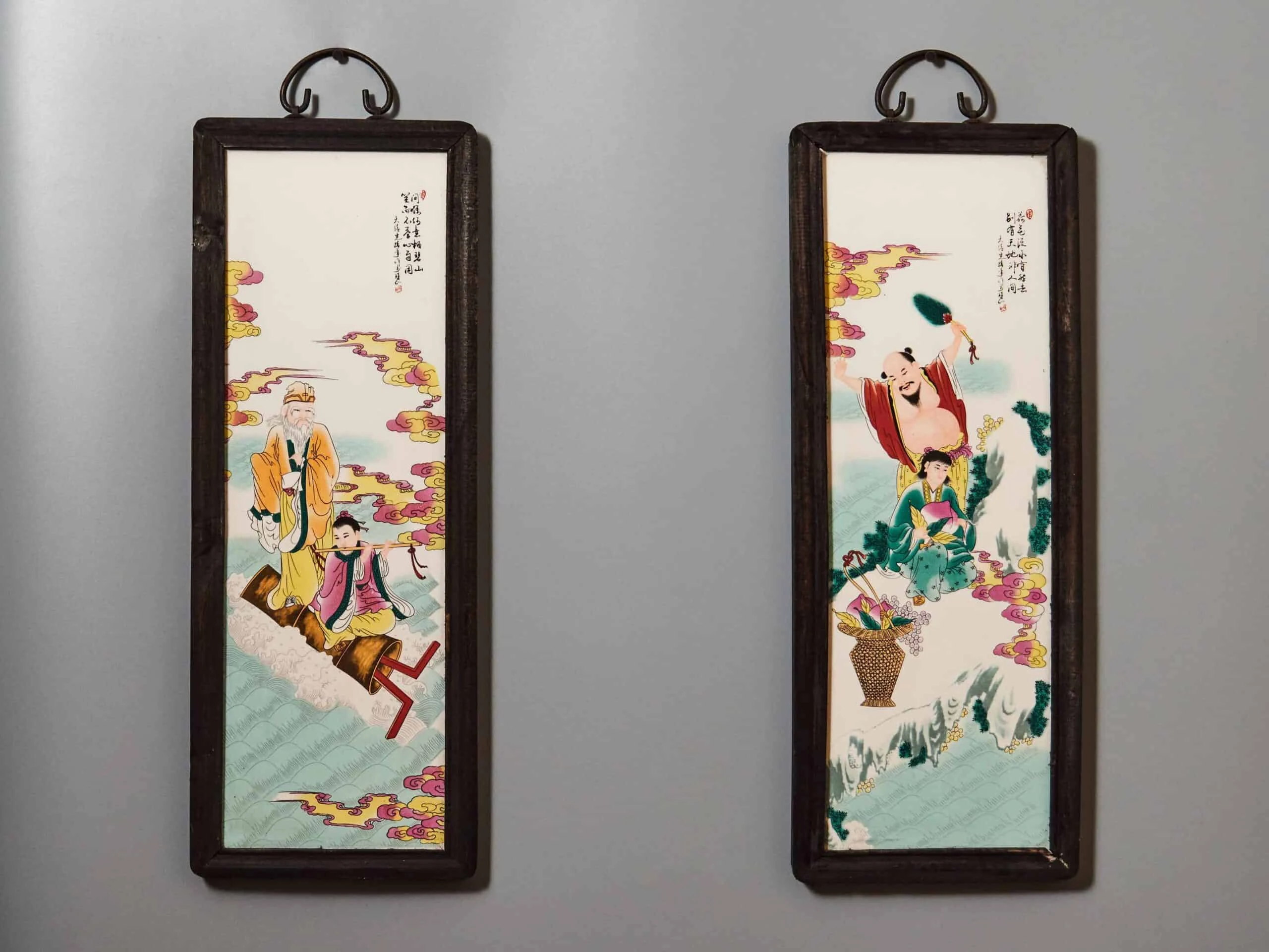 Čínské malované panely (obrazy)