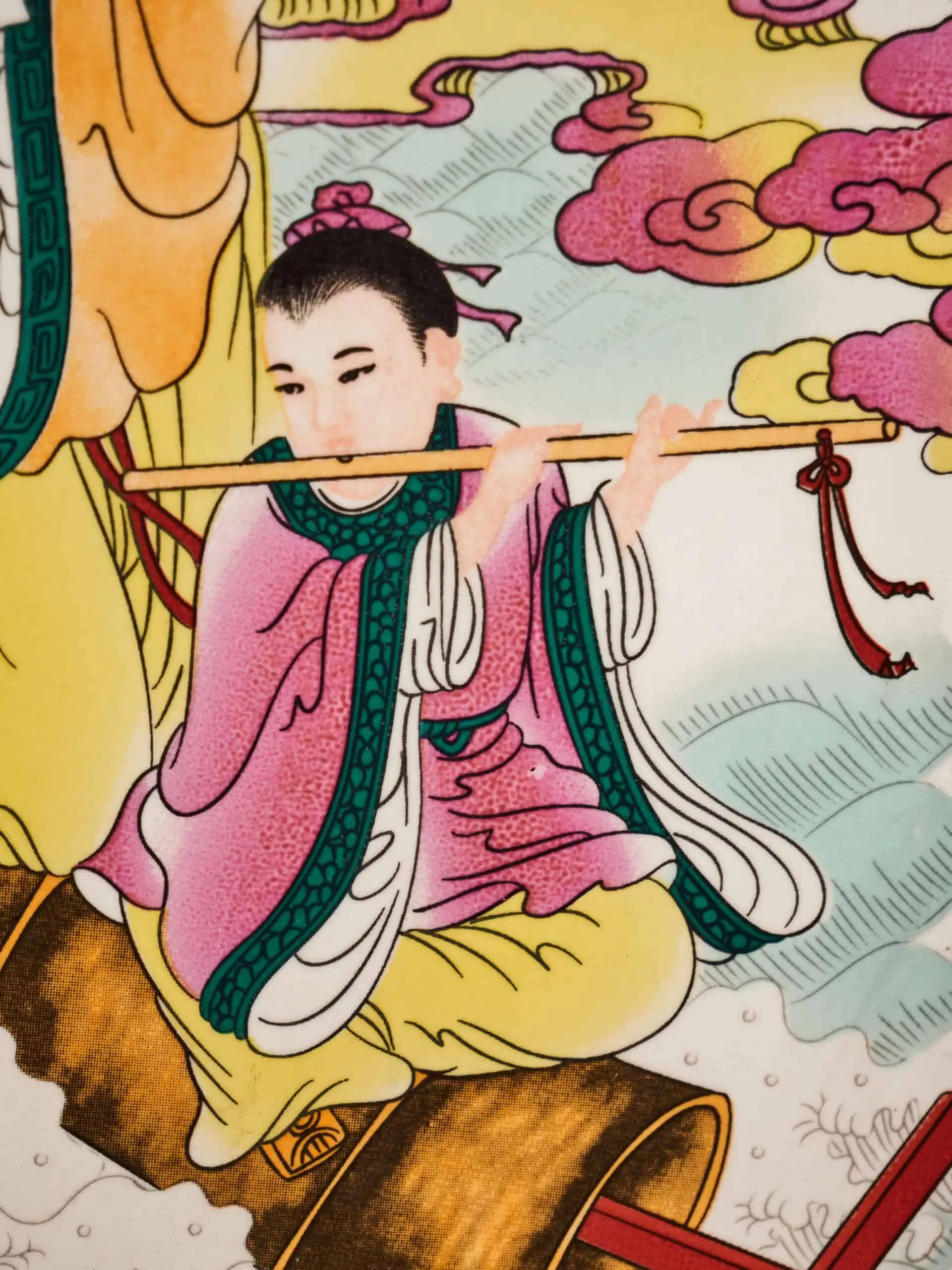 Čínské malované panely (obrazy)