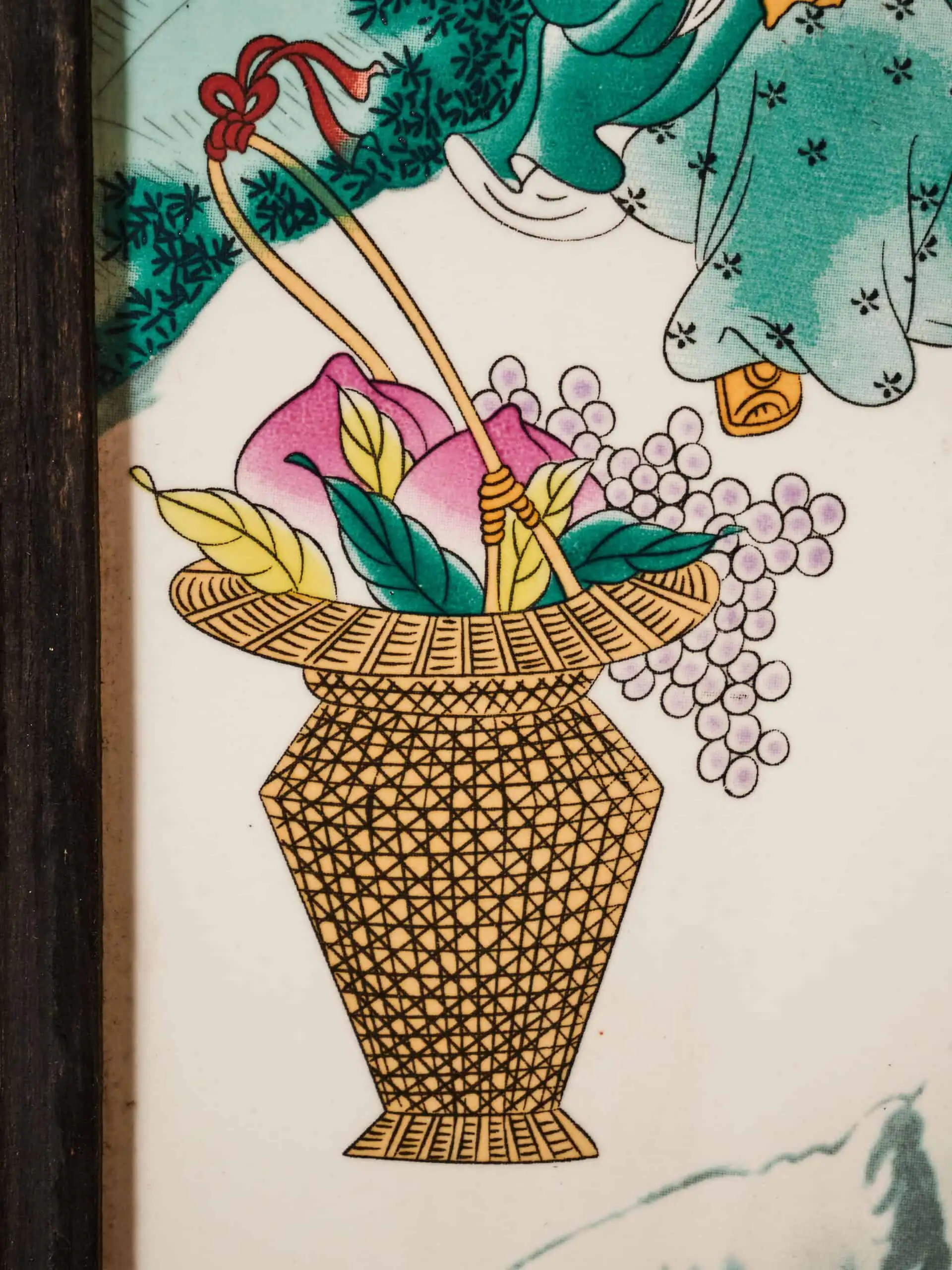 Čínské malované panely (obrazy)