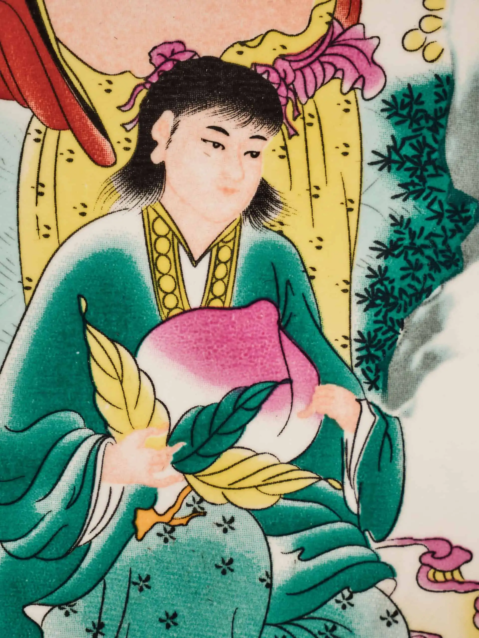 Čínské malované panely (obrazy)