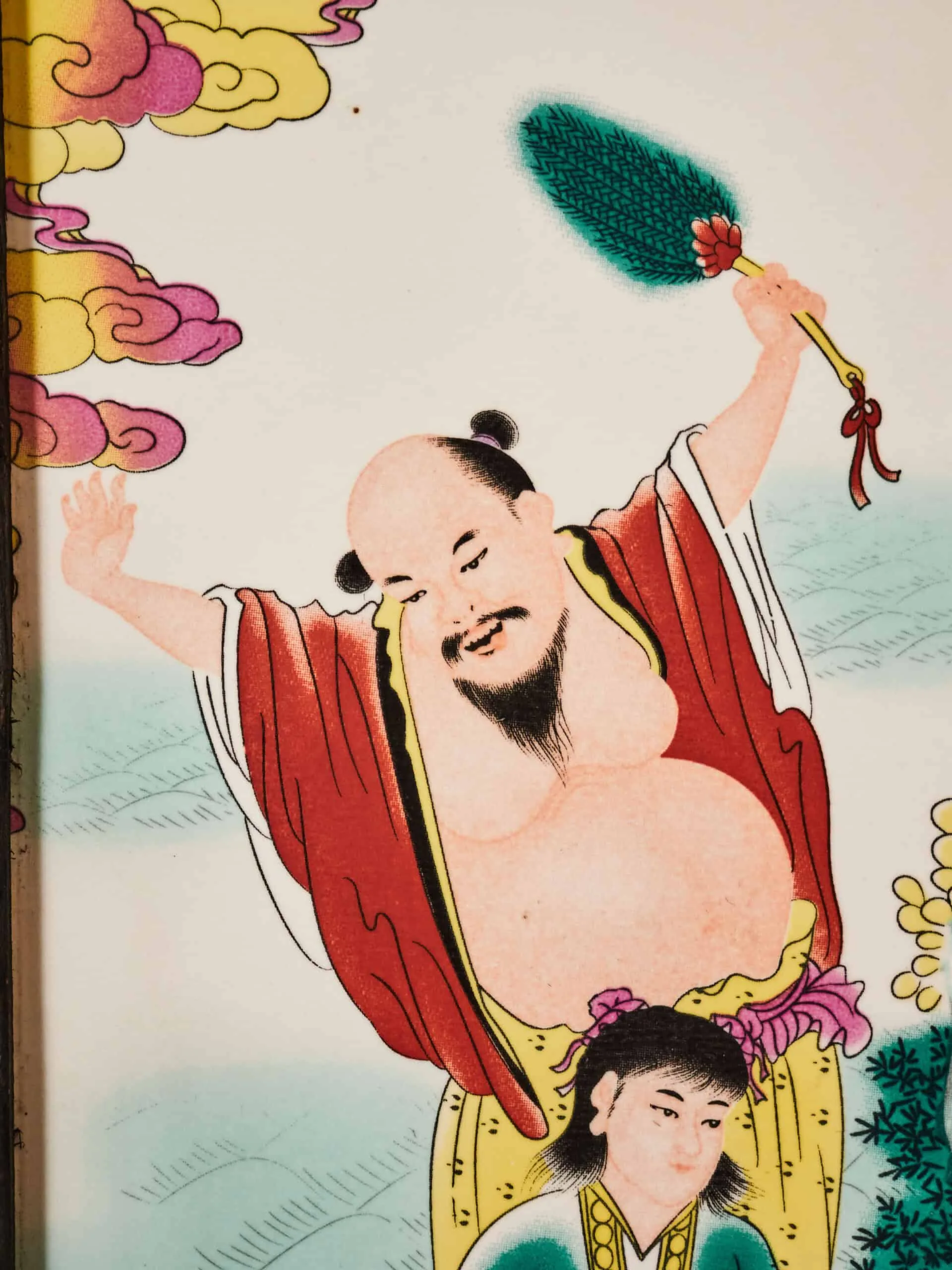 Čínské malované panely (obrazy)