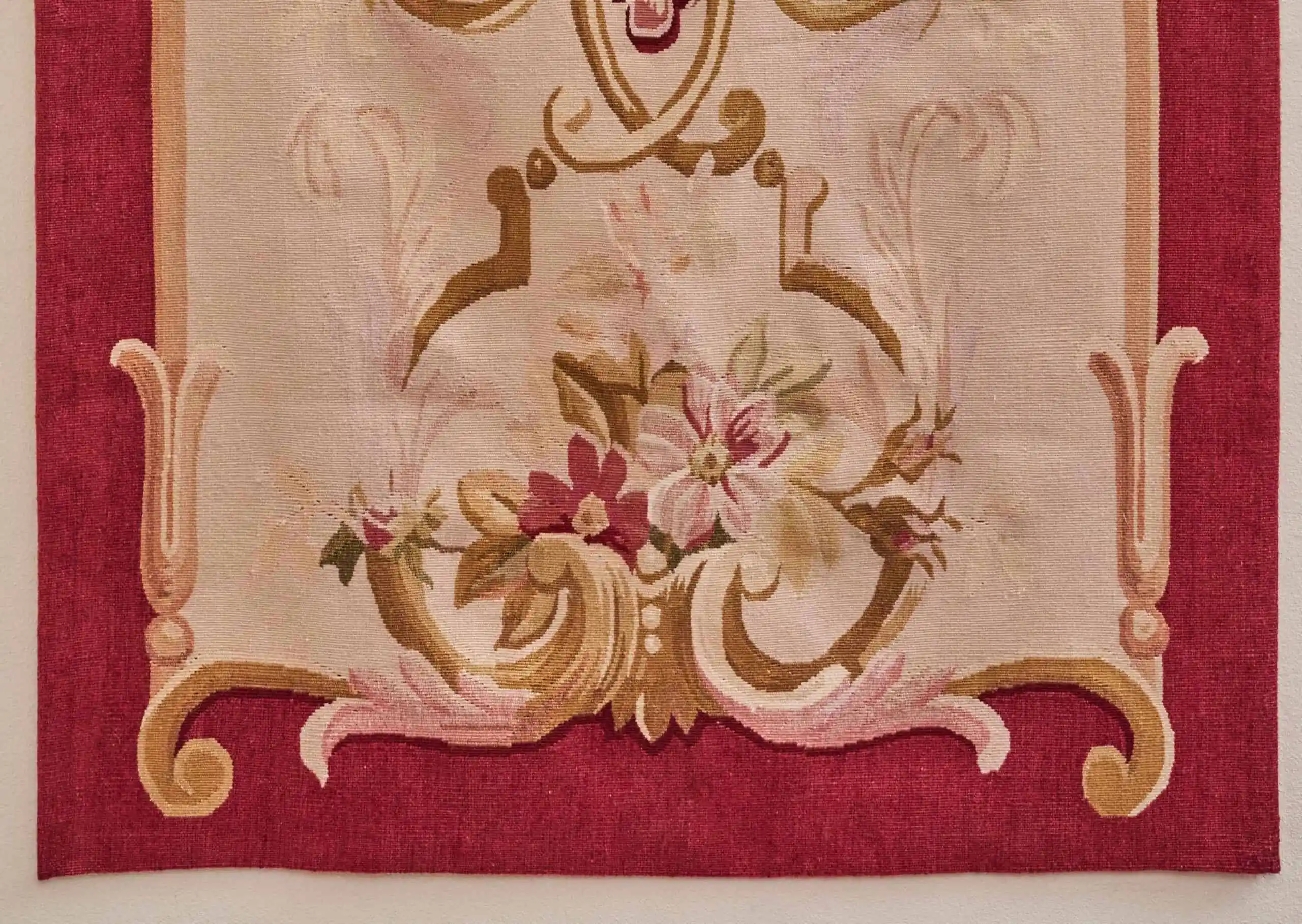 Dlouhá tapiserie z Aubussonu 283 X 91 Savonnerie