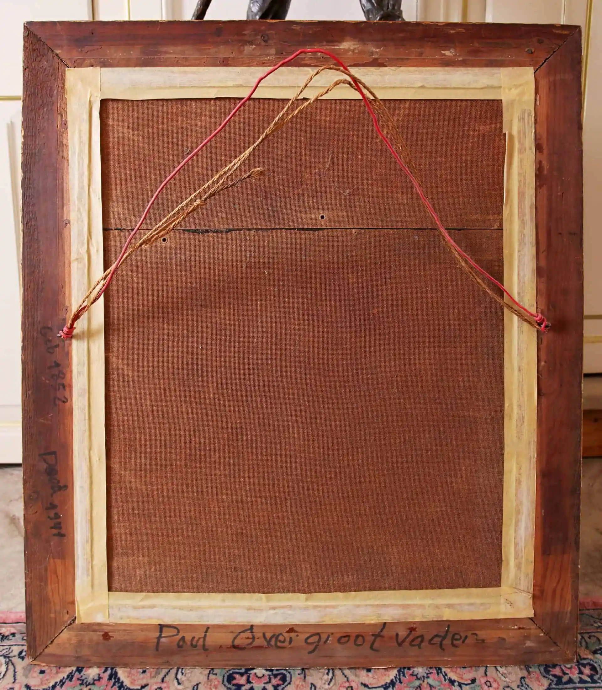 Důstojník belgické kavalerie. Pastel