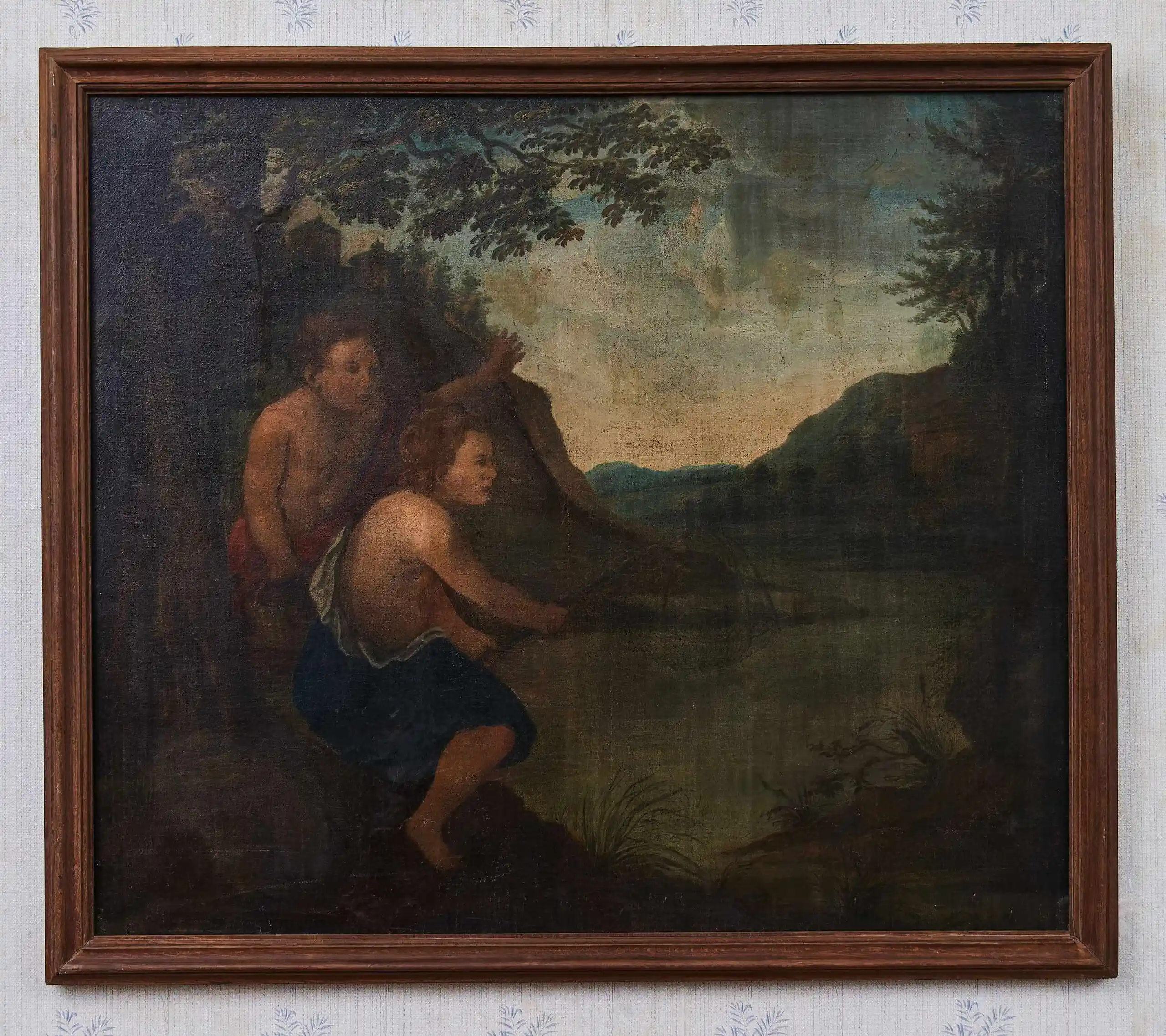 Soubor 4 olejomaleb z přelomu 18. a 19. století 110 X 95 cm
