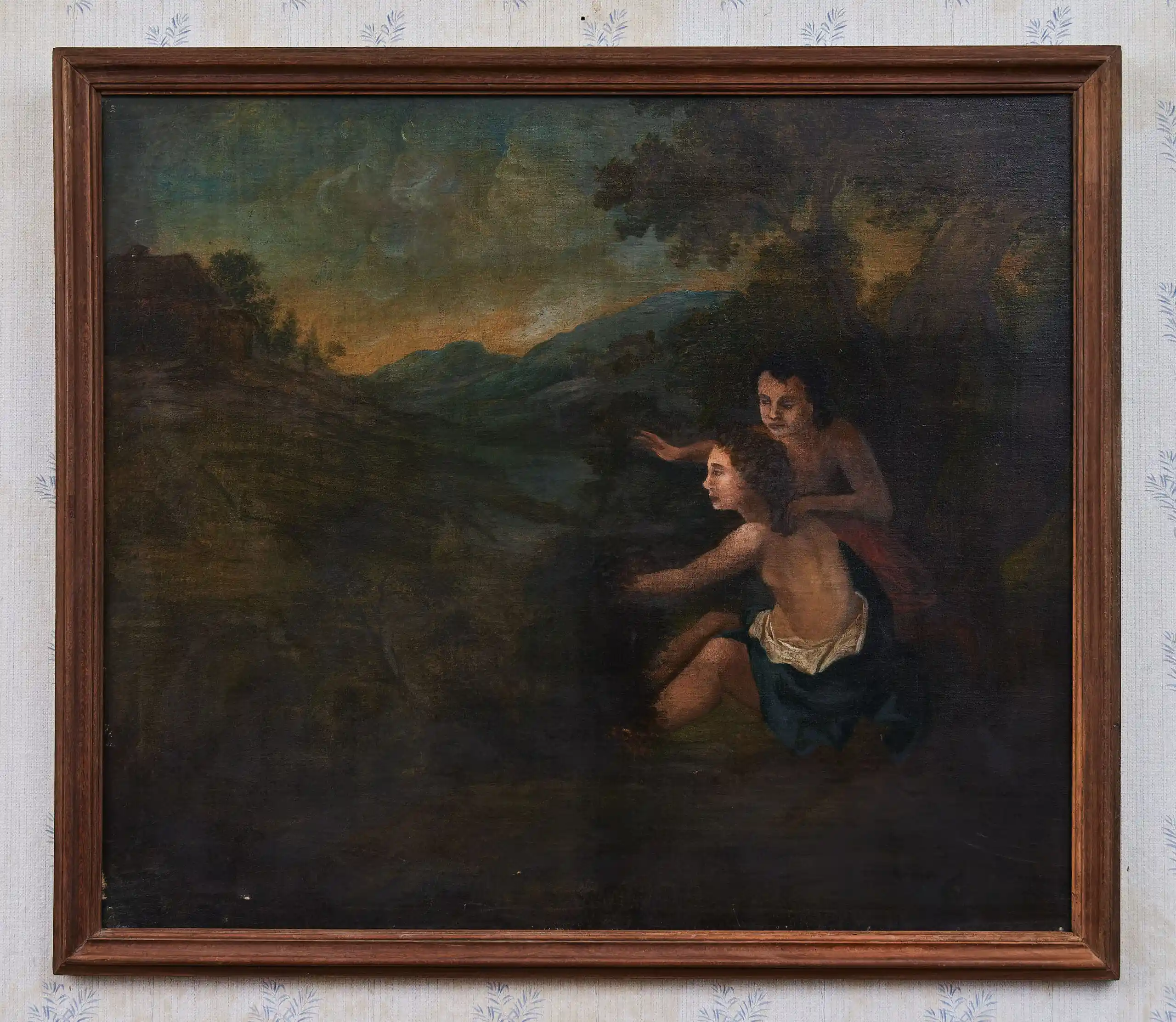 Soubor 4 olejomaleb z přelomu 18. a 19. století 110 X 95 cm