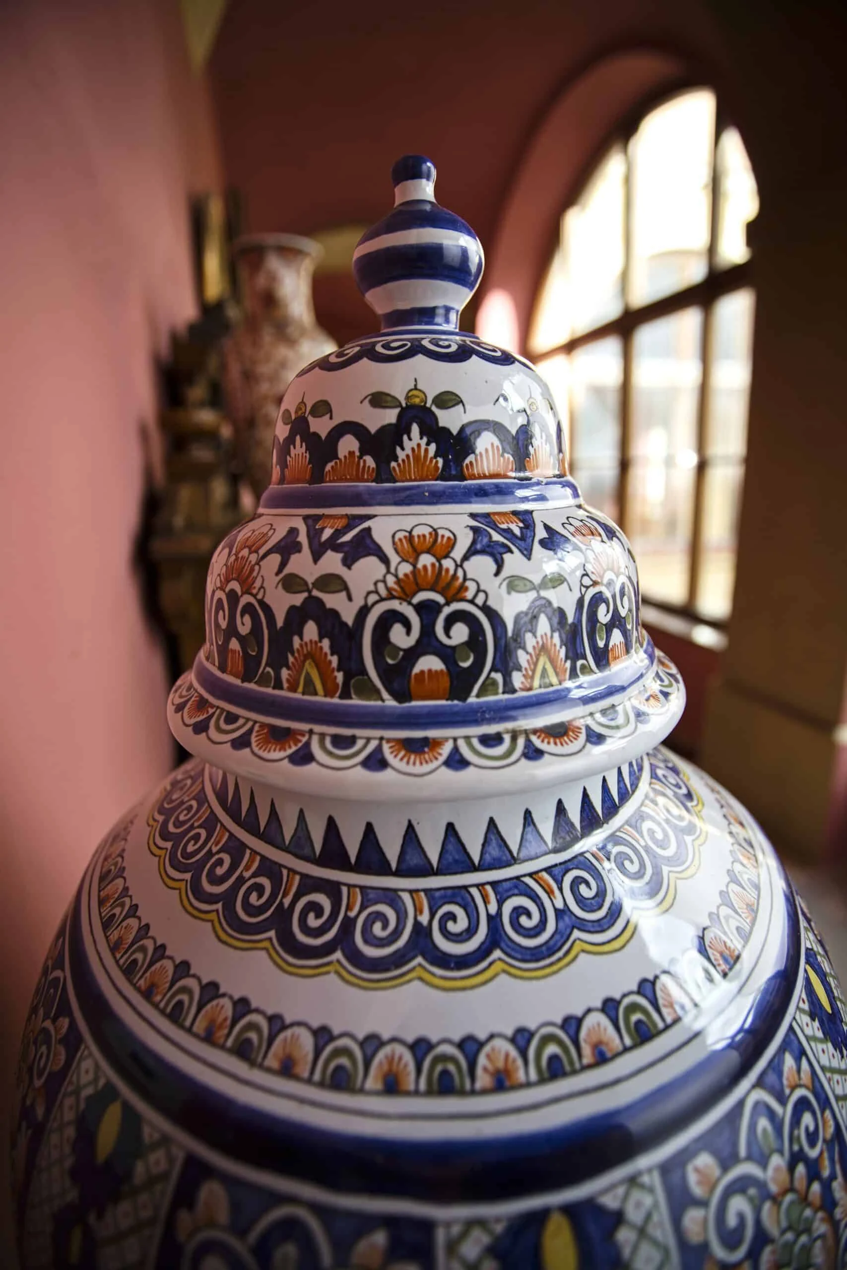 Delftská váza výška 55 cm