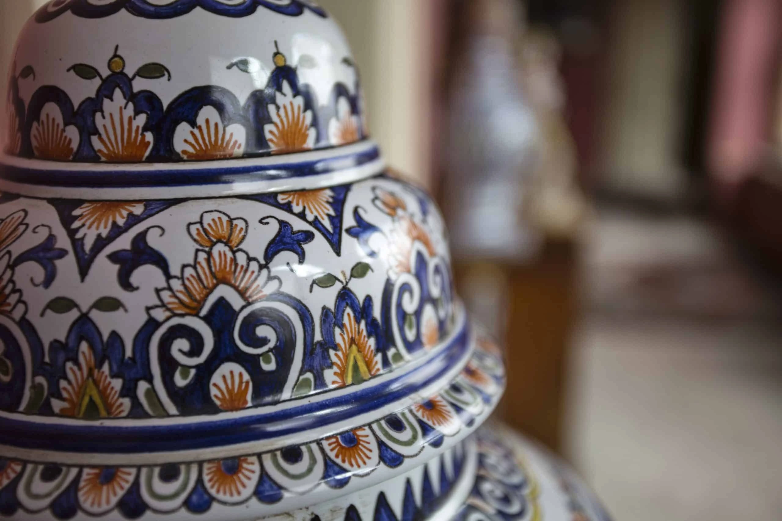 Delftská váza výška 55 cm